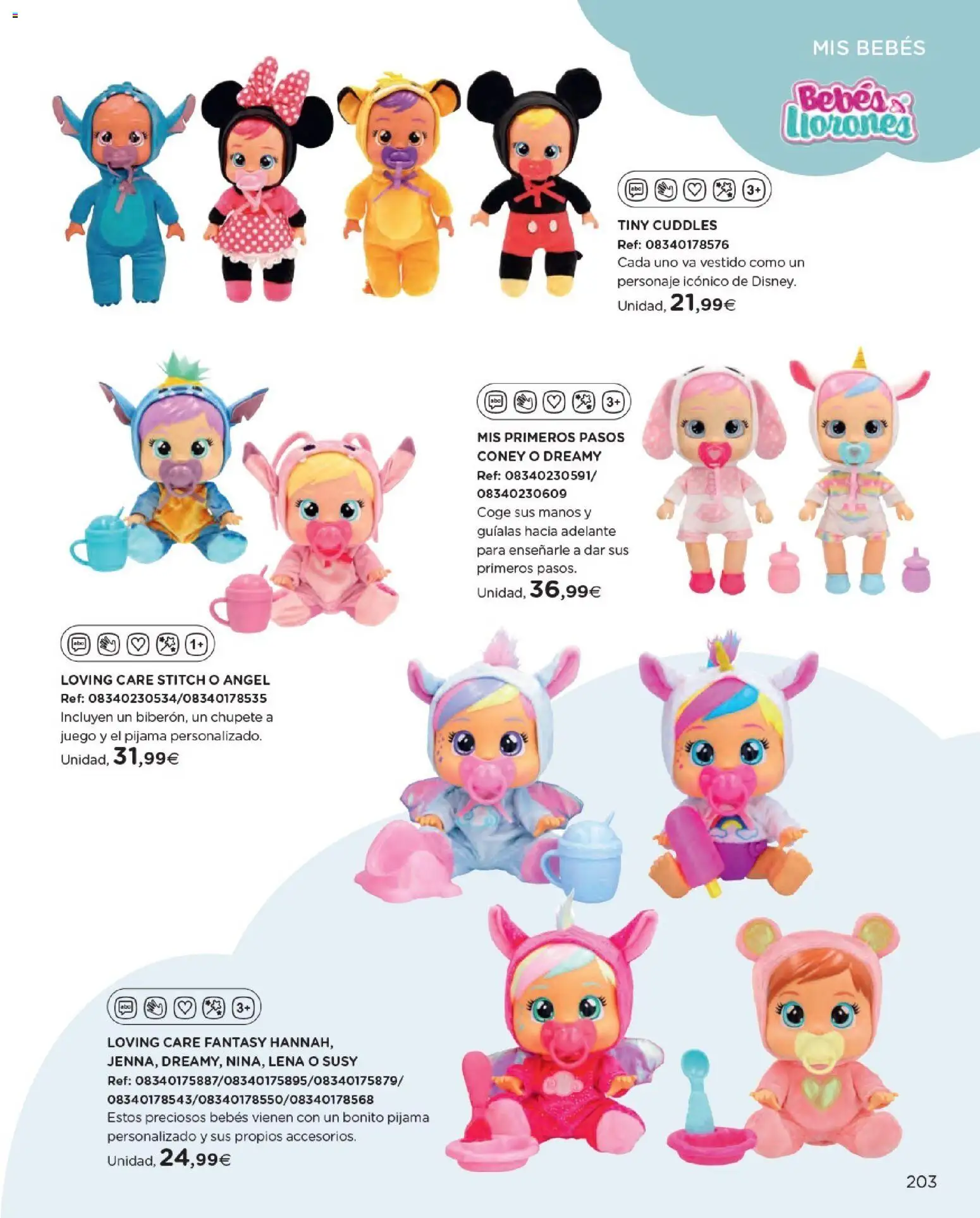 Nuevas ofertas de El Corte Inglés válidas en toda la República Mexicana desde el 27.10.2025. ¡Encuentra las mejores ofertas en El Corte Inglés catálogo Juguetes! | Página: 203 | Productos: Pijama, Juego, Vestido