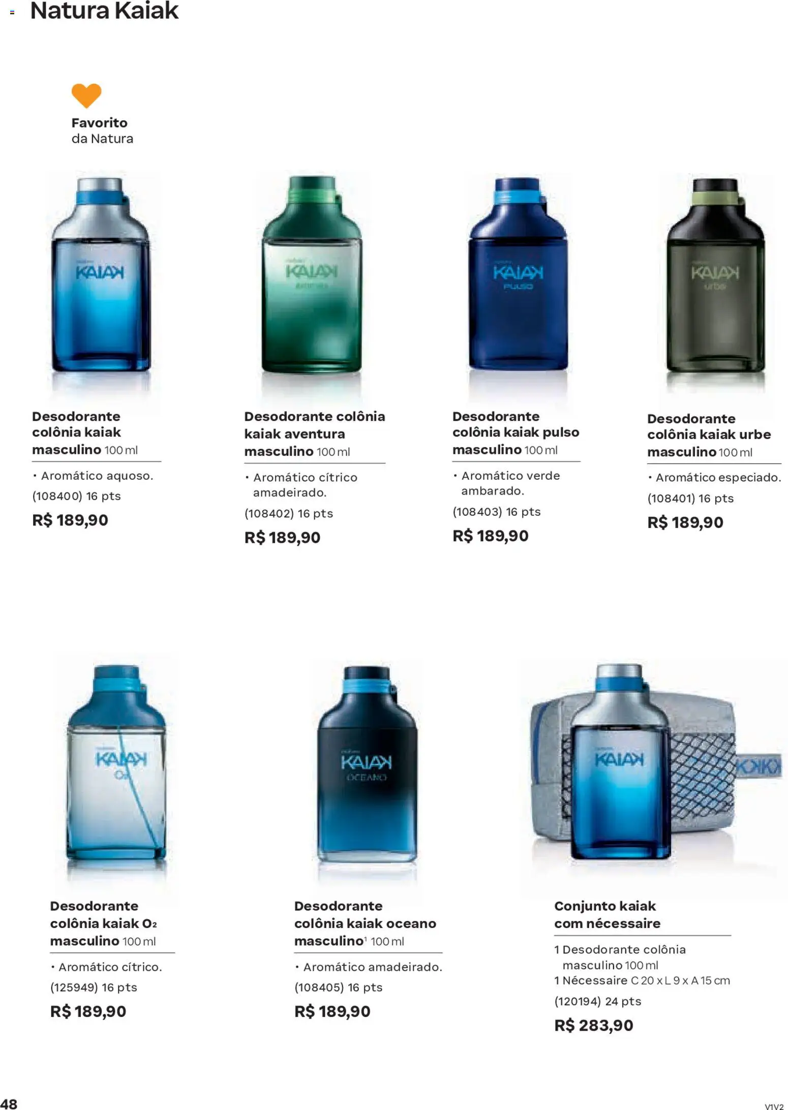 Natura Folheto - válido de 04.02.2026 | Página: 48 | Produtos: Desodorante, Necessaire