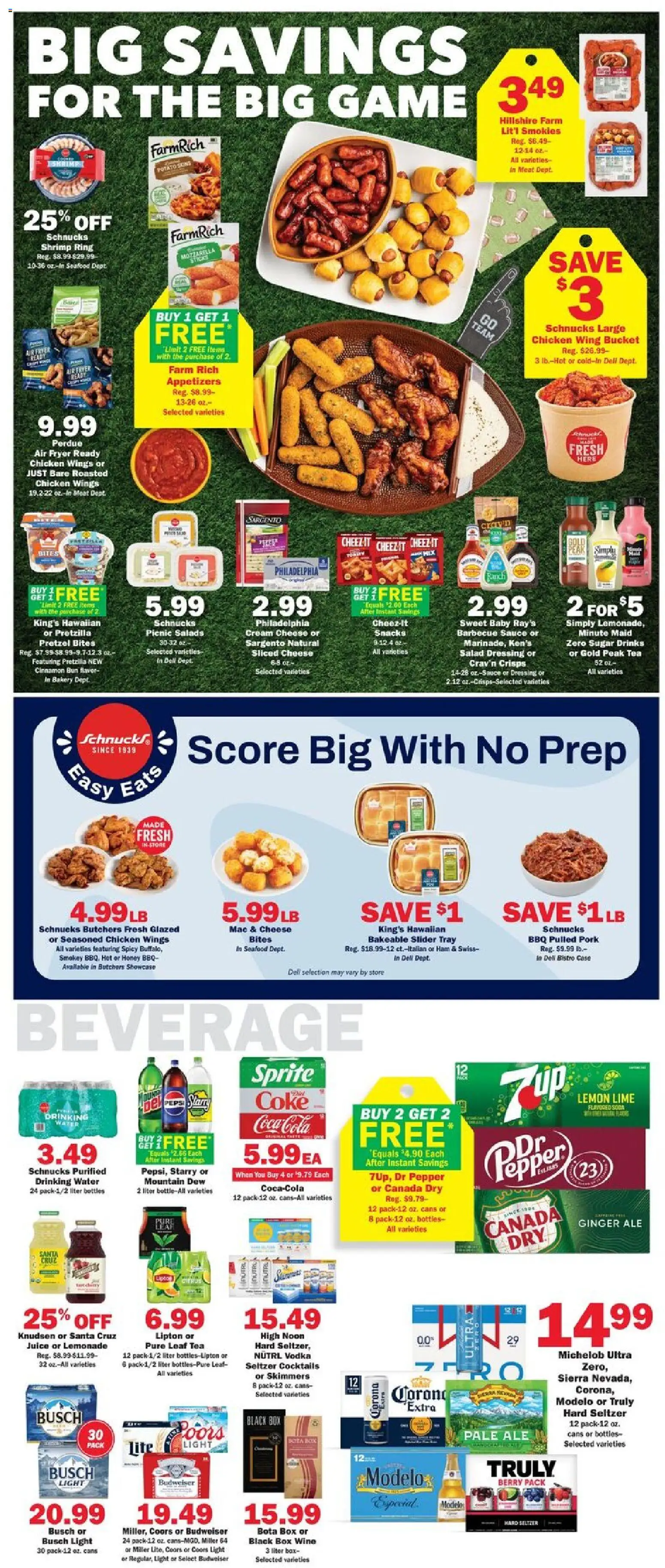 Schnucks Weekly Print Ad - IL - valid from 04.02.2026 | Page: 3 | Products: Wine, Vodka, Sugar, Lemon