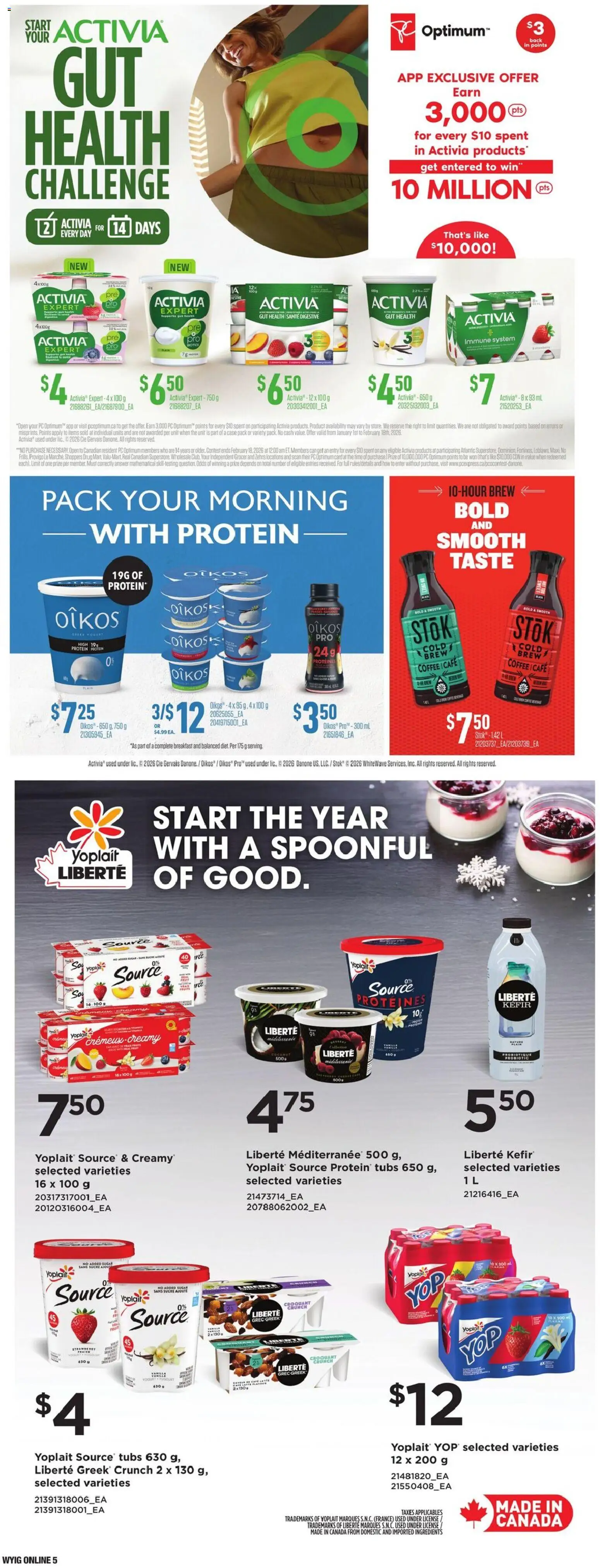 Loblaws flyer valid from 08.01.2026 | Page: 16 | Products: PC, Case, Coffee