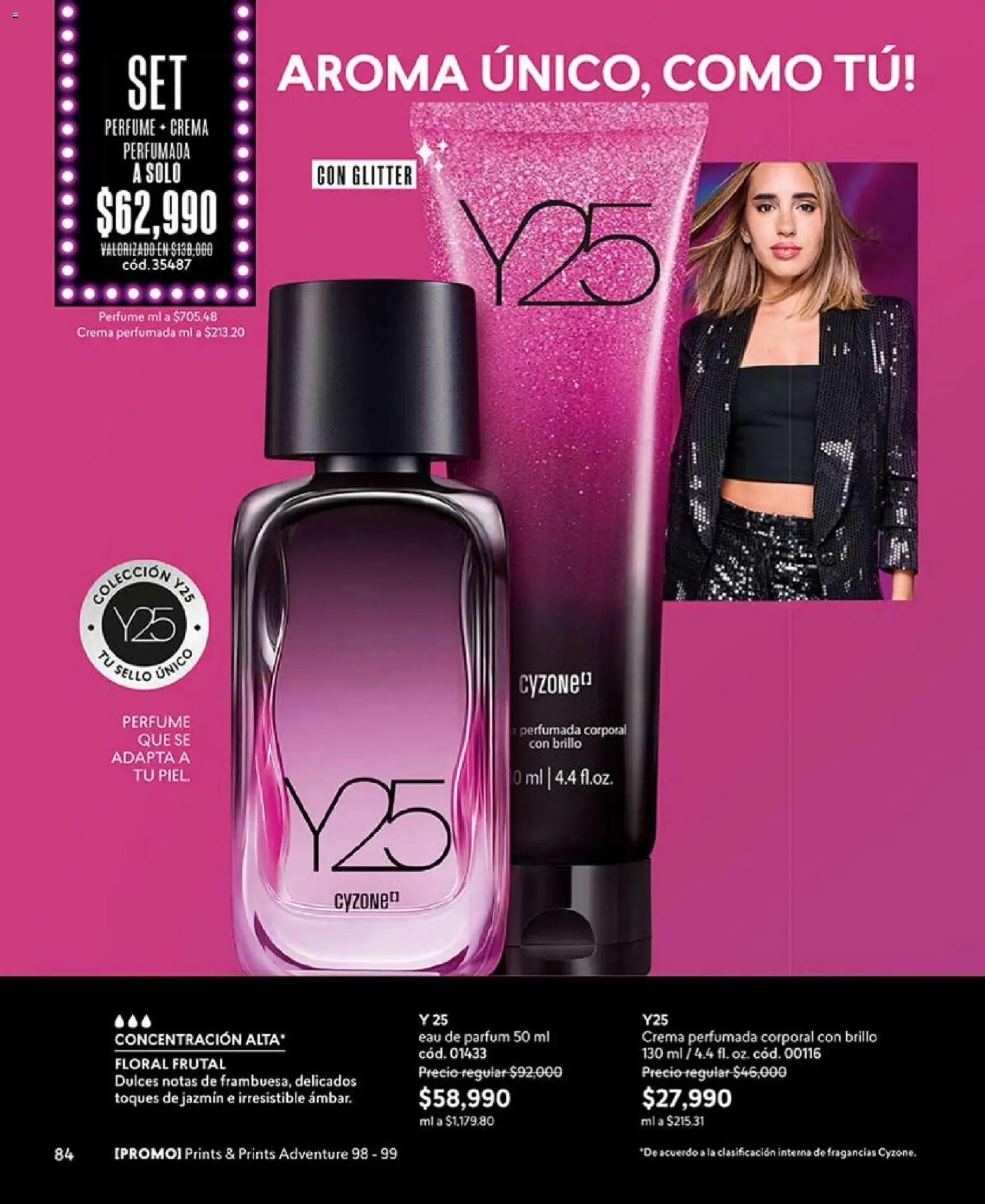 CyZone revista - valida desde el 01.02.2026 | Página: 84 | Productos: Crema, Glitter, Brillo, Ruana
