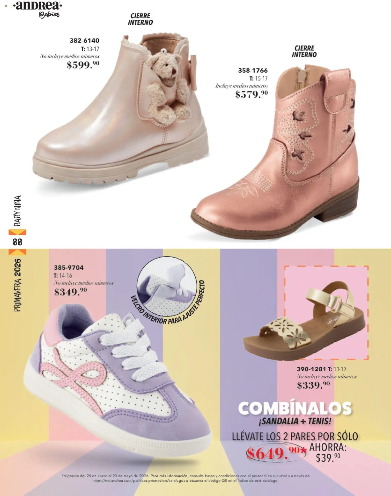 Nuevas ofertas de Andrea válidas en toda la República Mexicana desde el 25.01.2026. ¡Encuentra las mejores ofertas en Andrea catálogo Infantil Baby ! | Página: 12