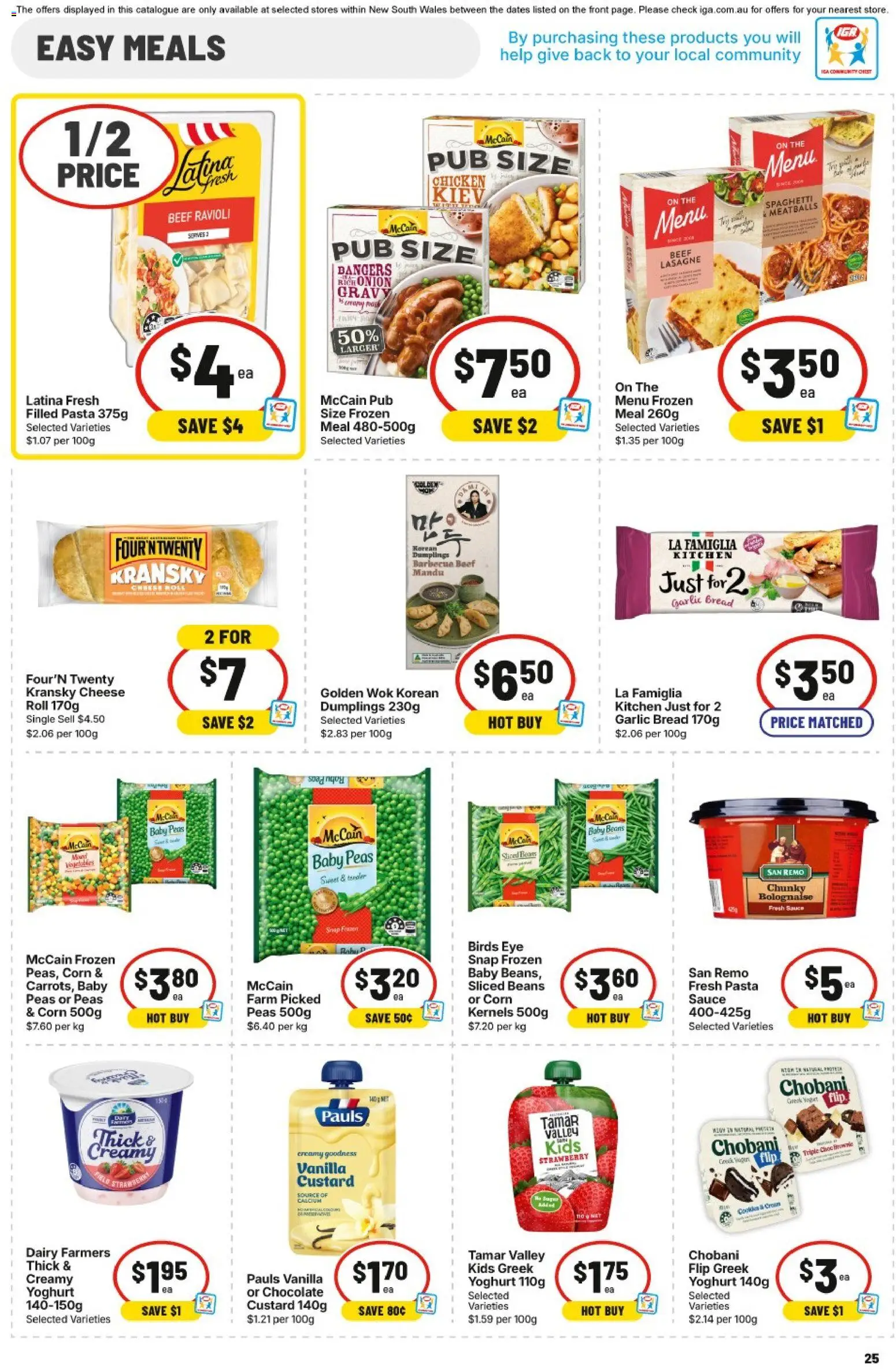 IGA catalogue - valid from 11.03.2026 | Page: 24 | Products: Cheese, Yoghurt, Bread, Cream
