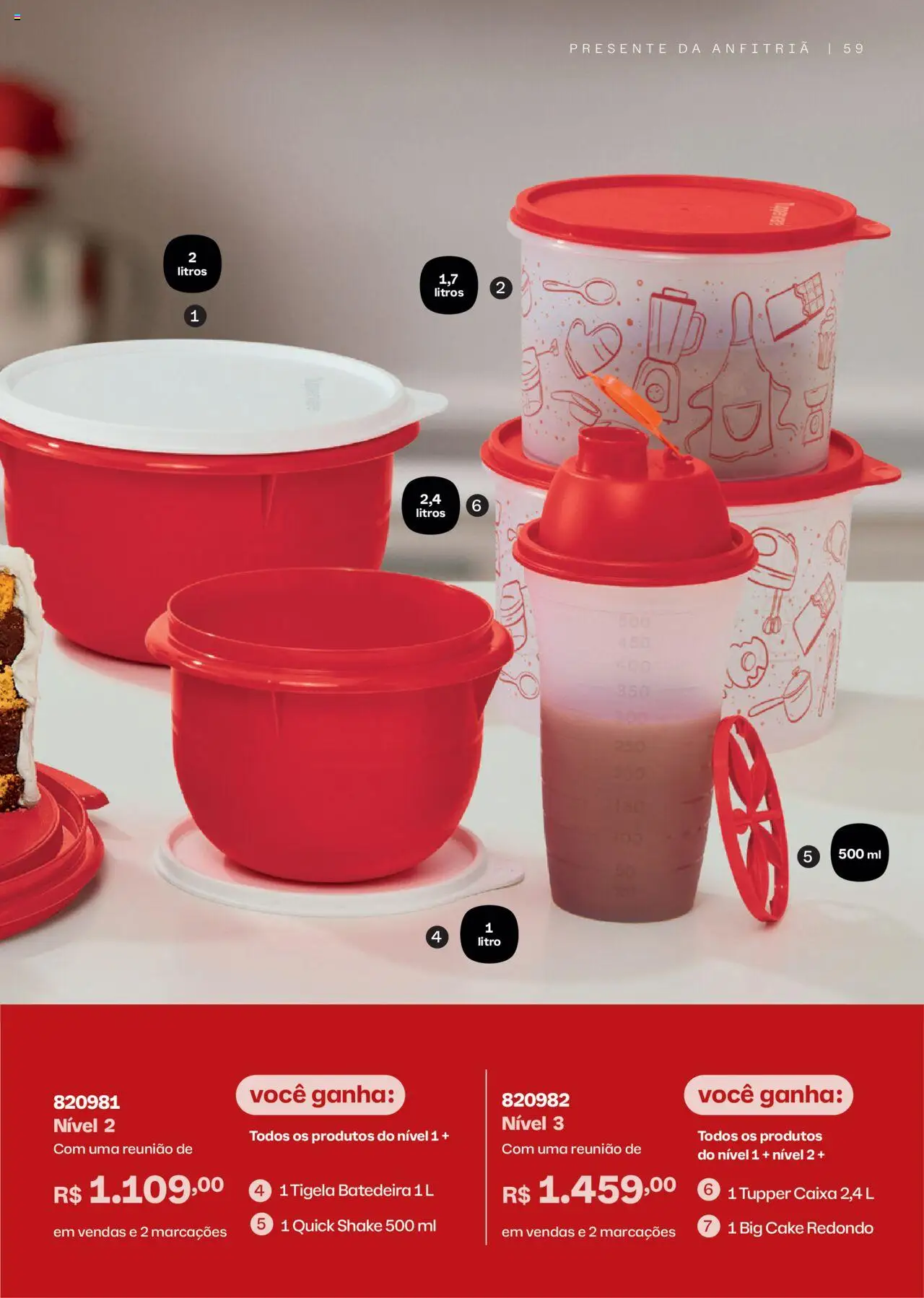 Tupperware Folheto - válido de 01.11.2025 | Página: 59 | Produtos: Batedeira, Caixa, Tigela