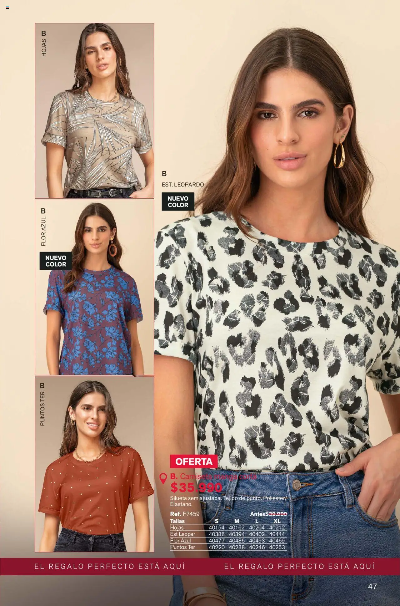 Leonisa revista - valida desde el 01.09.2025 | Página: 47 | Productos: Camiseta