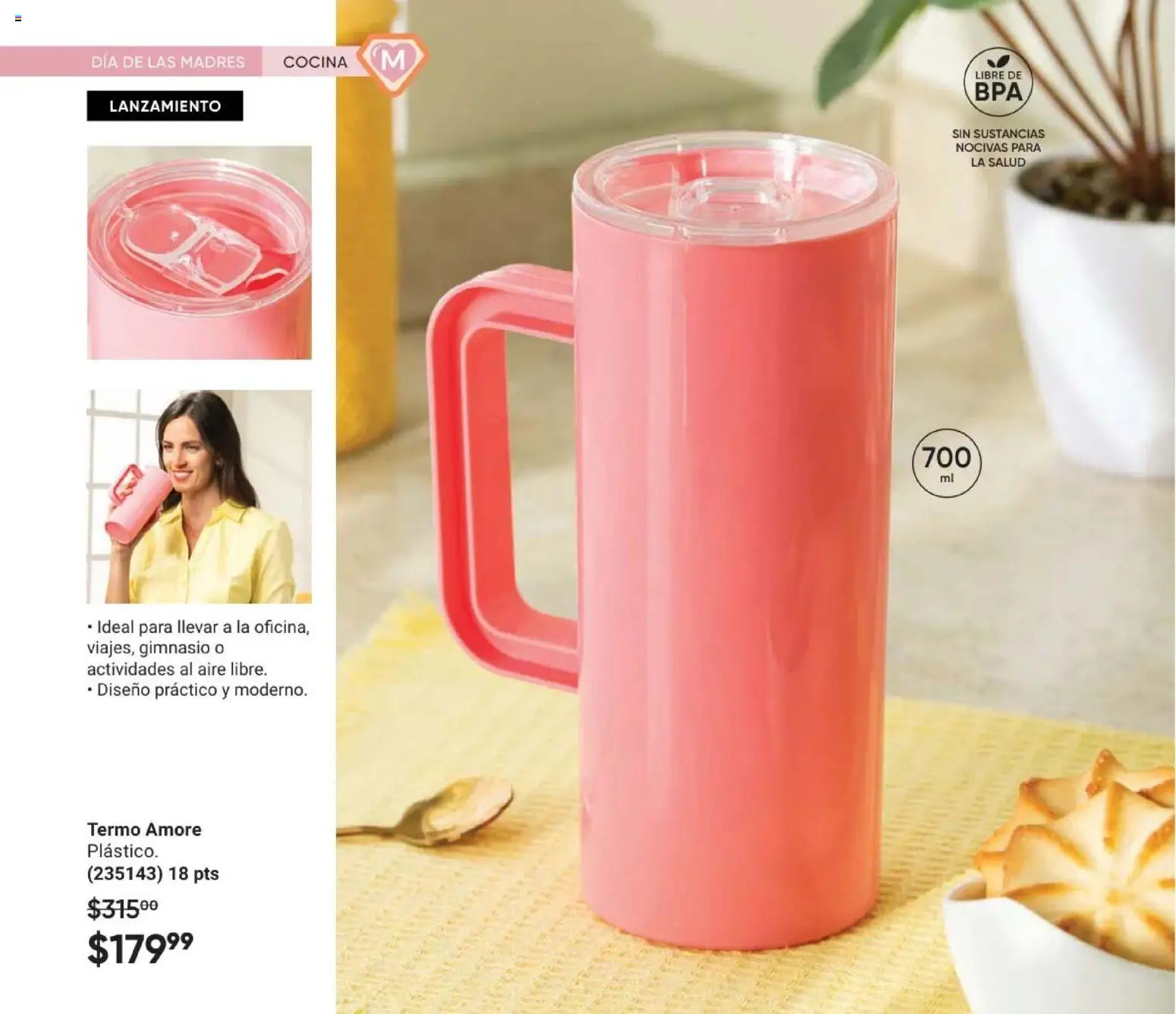 Nuevas ofertas de AVON válidas en toda la República Mexicana desde el 02.04.2026. ¡Encuentra las mejores ofertas en AVON Casa & Estilo 6 2026! | Página: 8 | Productos: Cocina, Termo