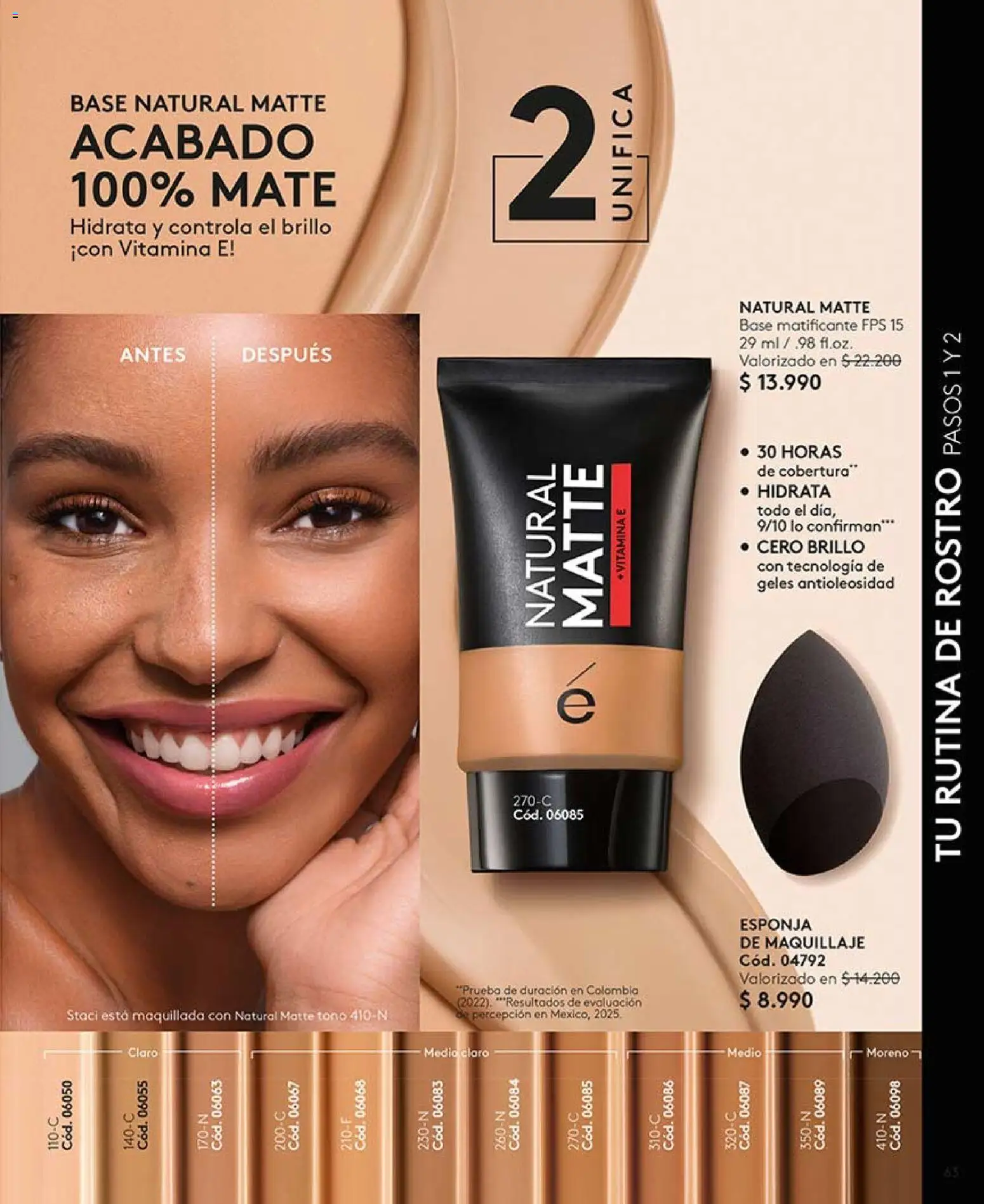 Catálogo Ésika Campaña 5 │ válido desde el 01.03.2026 | Página: 63 | Productos: Brillo, Esponja, Mate, Esponja de maquillaje