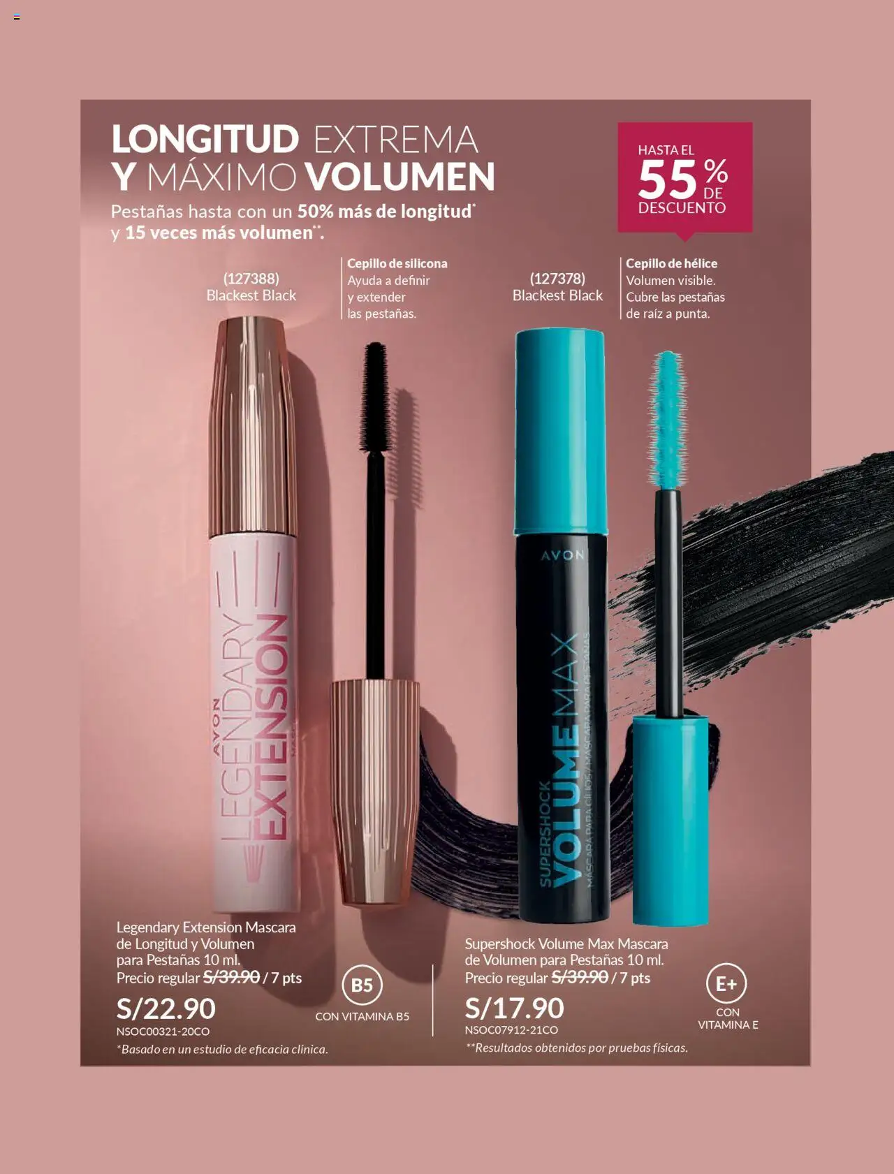 Catálogo Avon válido desde 11.08.2025 | Página: 18 | Productos: Máscara