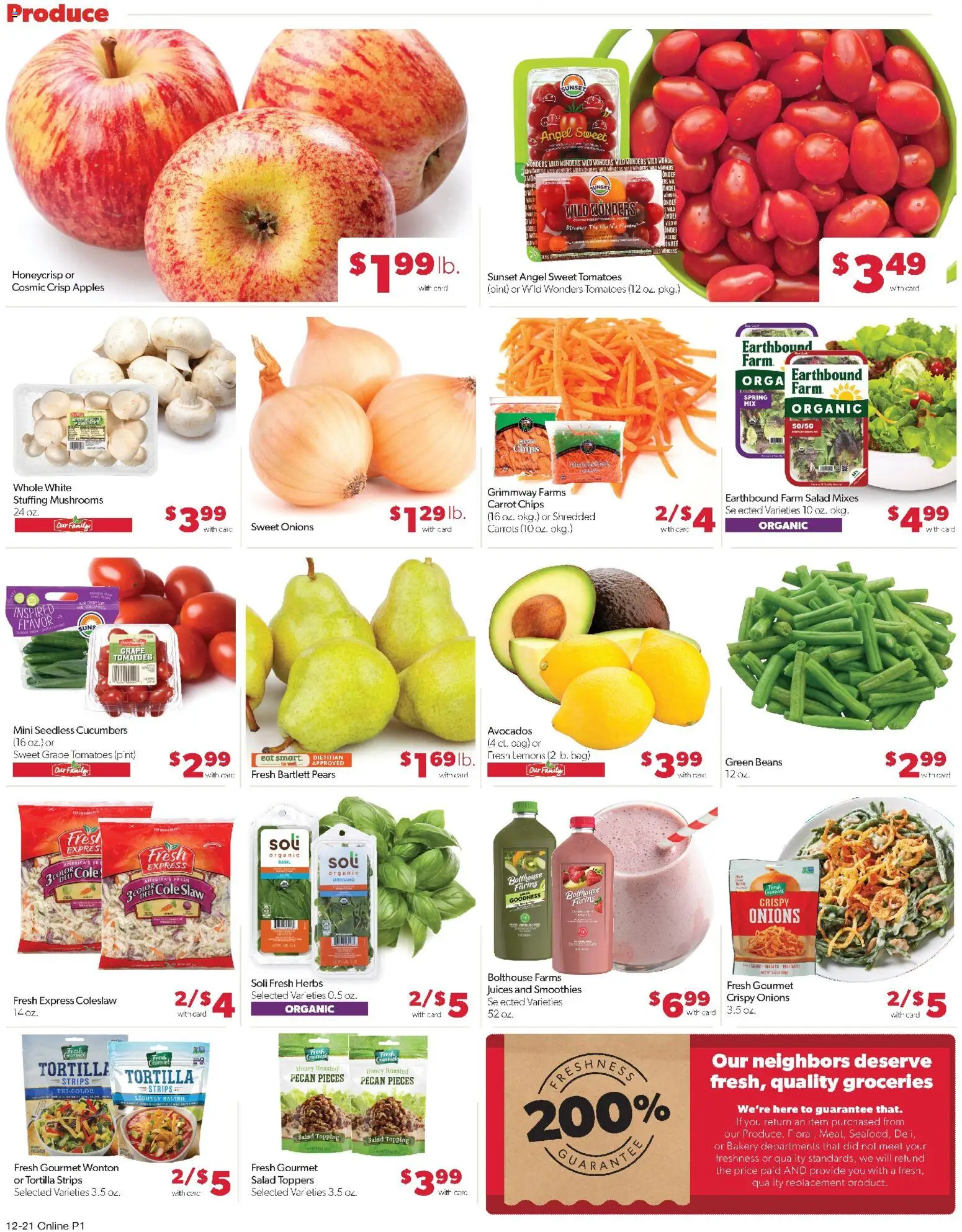 Family Fare Weekly Ad - NE - valid from 21.12.2025 | Page: 11 | Products: Mushrooms, Apples, Tomatoes, Chips