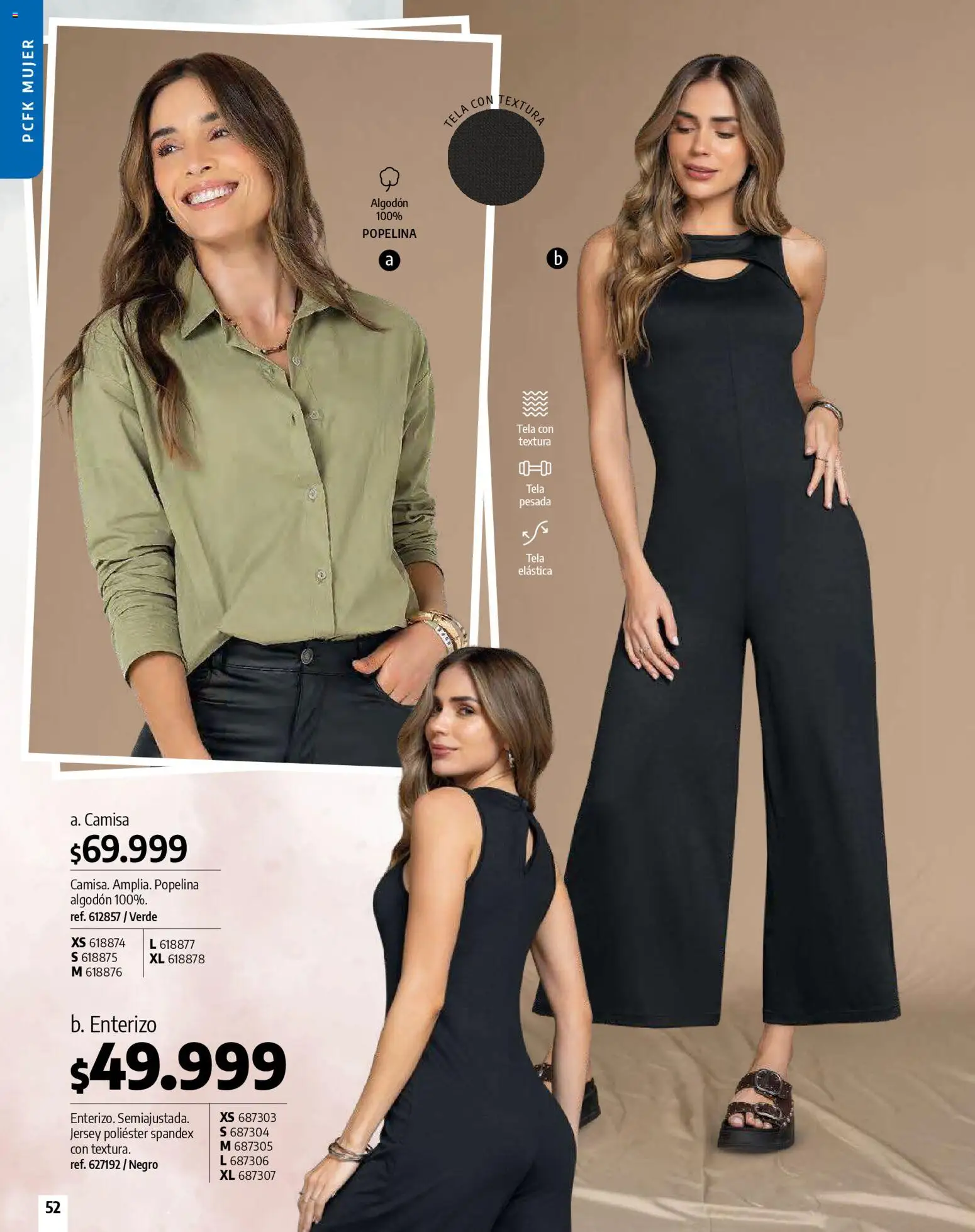 Pacifika revista - valida desde el 01.01.2026 | Página: 52 | Productos: Algodón, Camisa, Enterizo