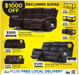Preview of Leon's weekly flyer / circulaire from shop Leon's valid from 09.10.2025 | Page: 7 | Products: Sofa, Coffee table, Table, Coffee