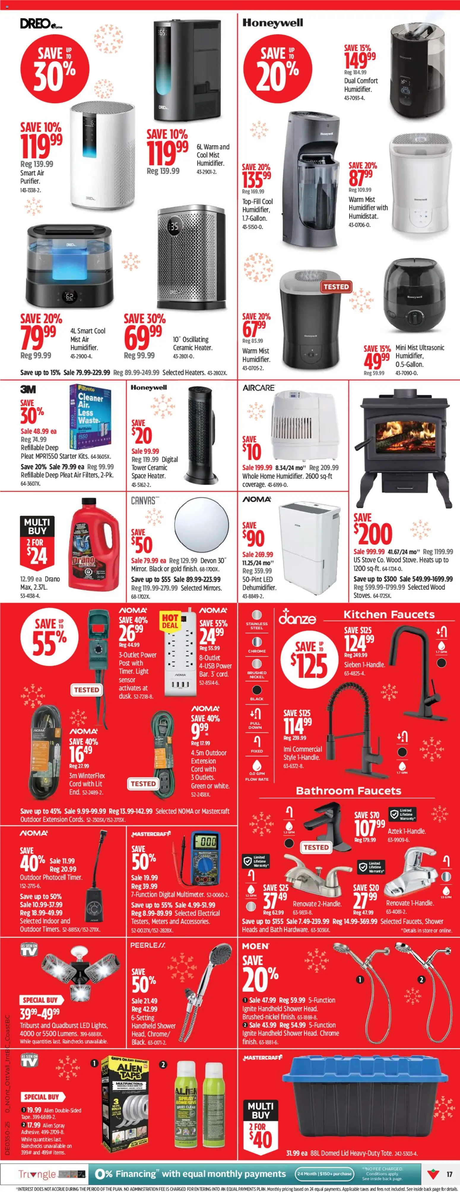 Canadian Tire flyer valid from 04.12.2025 | Page: 19 | Products: Stove, Bath, Shower