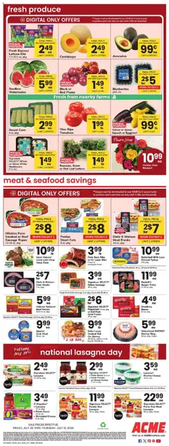 Acme Weekly Ad - NJ - valid from 25.07.2025 | Page: 3 | Products: Ring, Ham, Garlic, Eggplant