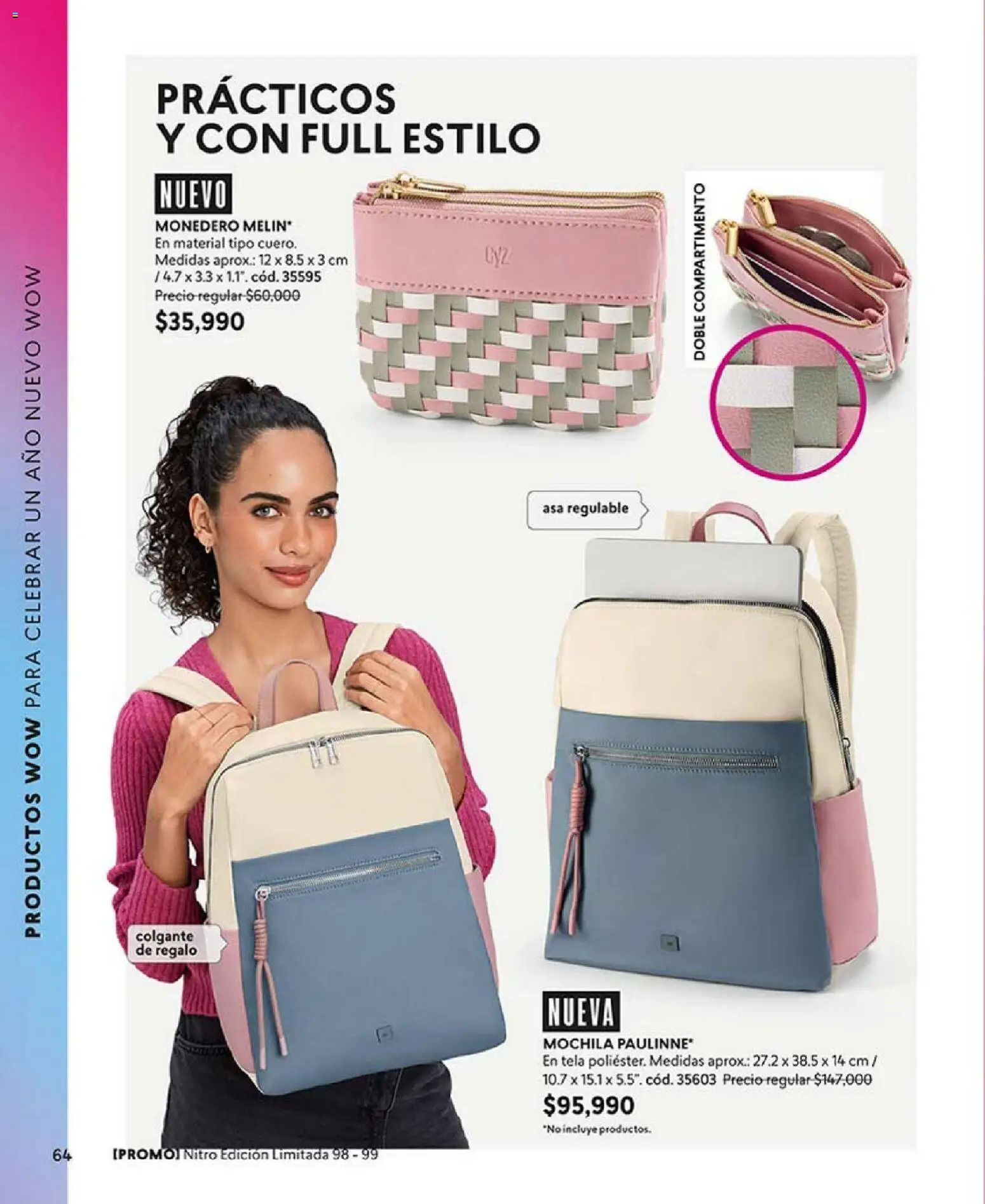 CyZone revista - valida desde el 01.01.2026 | Página: 64 | Productos: Mochila, Monedero