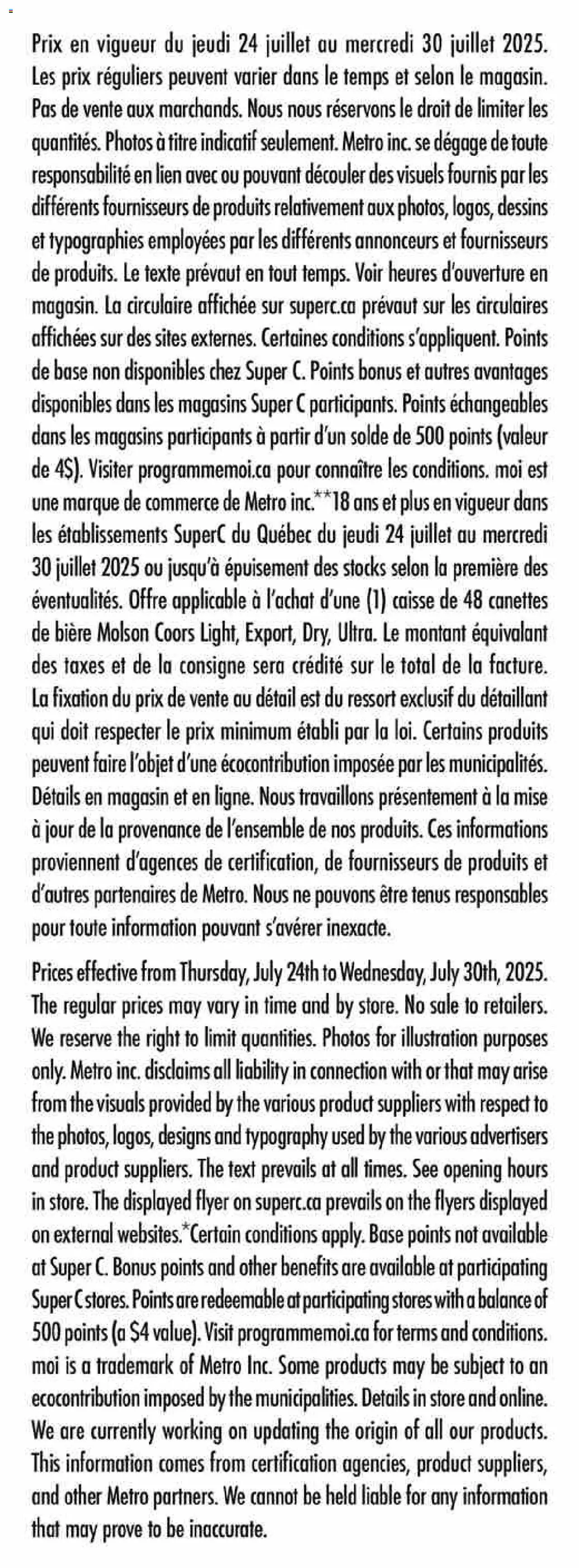 Super C flyer valid from 24.07.2025 | Page: 18