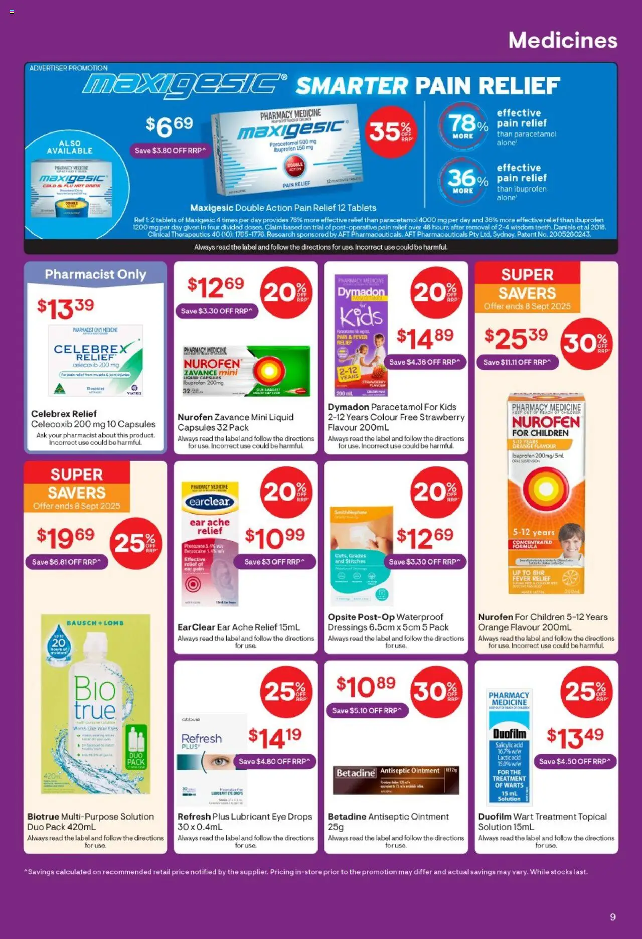 Discount Drug Stores catalogue - valid from 13.08.2025 | Page: 9 | Products: Lubricant, Multipurpose, Tablets, Pain relief