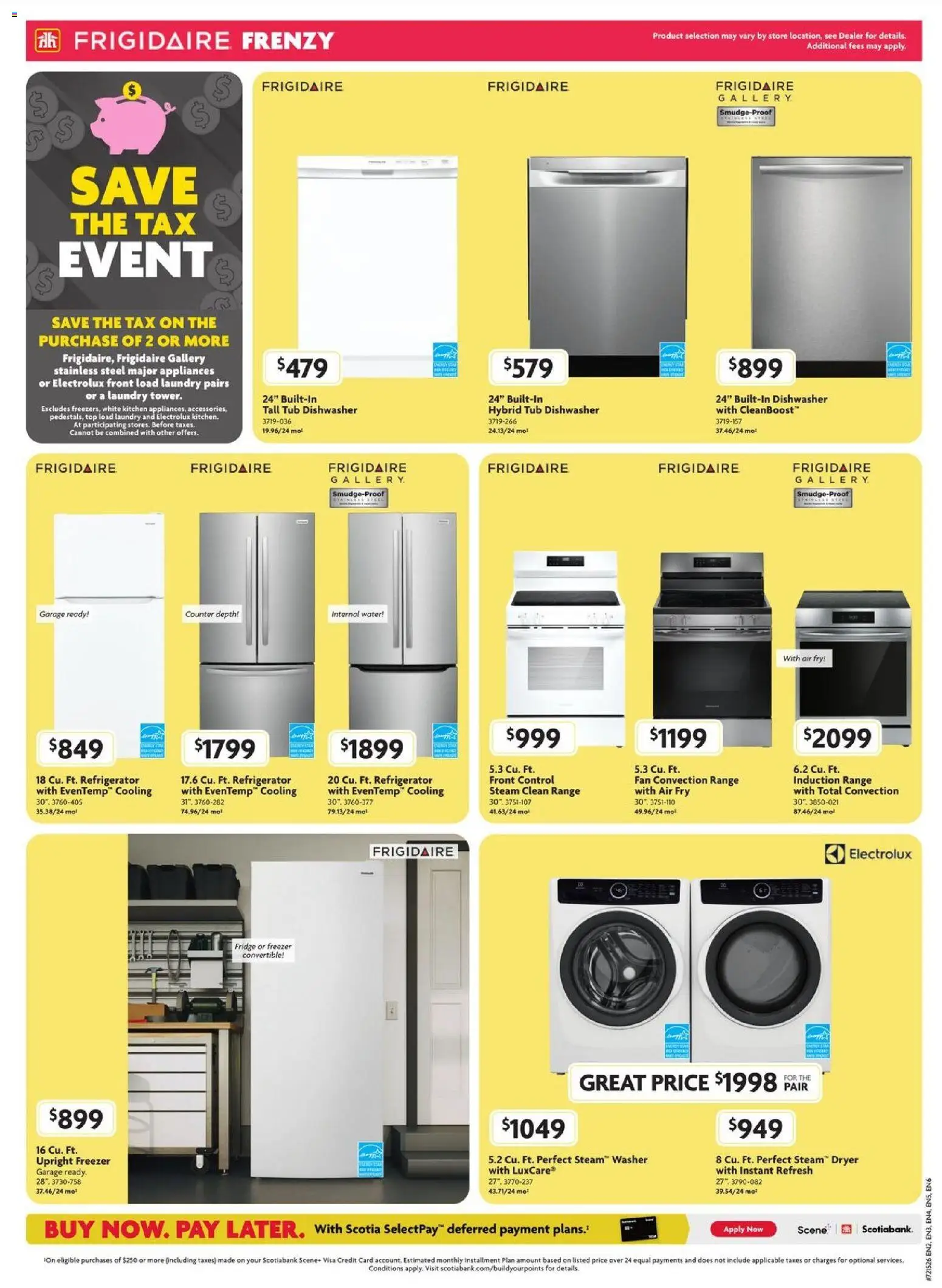 Home Hardware flyer valid from 09.04.2026 | Page: 2 | Products: Refrigerator, Freezer, Dishwasher, Fan