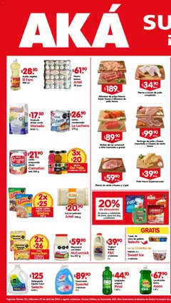 Vista previa de Arteli folleto Aká Super Bodega, nuevo folleto de la tienda, válido en México a partir del 28.04.2026