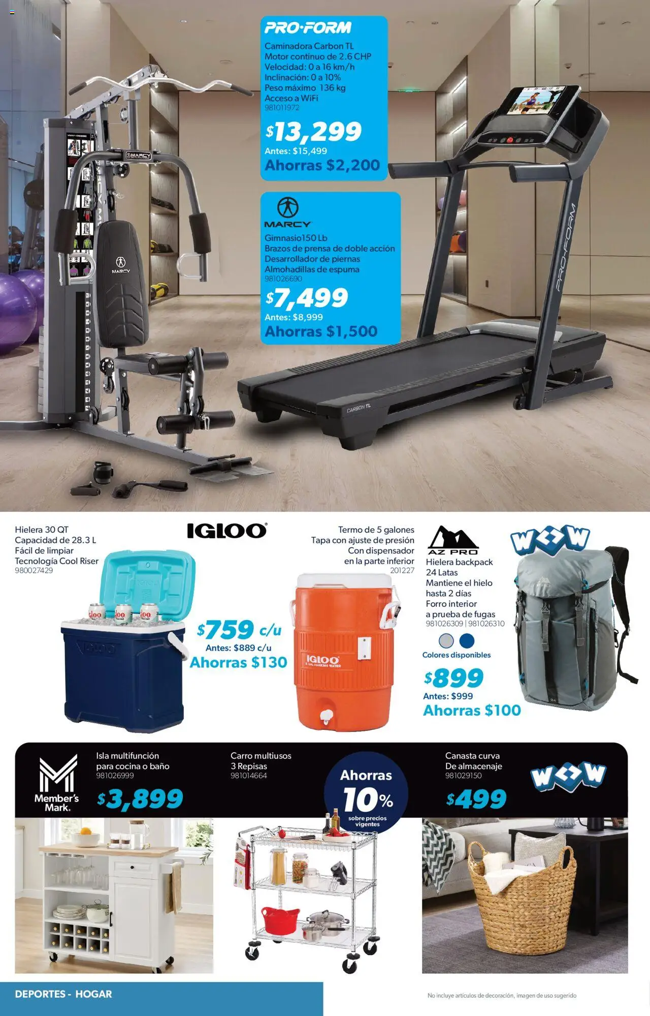 Nuevas ofertas de Sam's Club válidas en toda la República Mexicana desde el 01.05.2025. ¡Encuentra las mejores ofertas en Sam's Club - Catálogo! | Página: 22 | Productos: Espuma, Hielera, Prensa, Termo