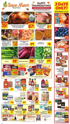 Preview of Save Mart weekly ads valid from 19.11.2025