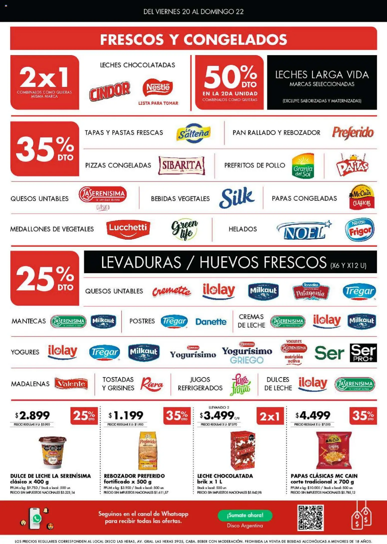 Disco - Ofertas | Córdoba │ válido desde el 20.03.2026 | Página: 4 | Productos: Disco, Pollo, Chocolatada, Pan rallado
