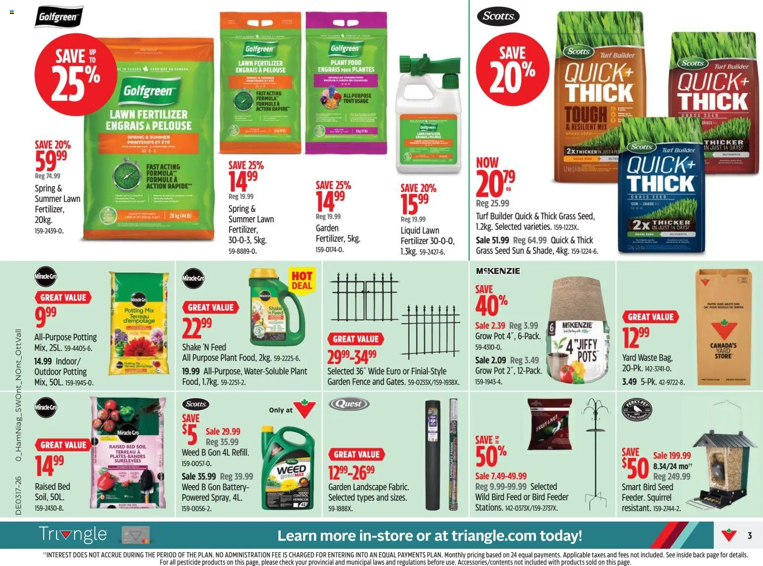Canadian Tire flyer valid from 23.04.2026 | Page: 3 | Products: Bed, Battery