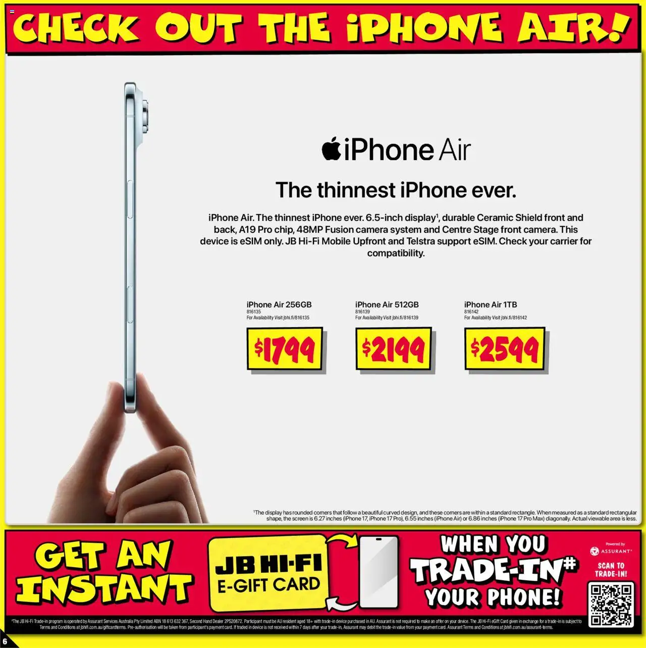JB Hi-Fi catalogue - valid from 09.10.2025 | Page: 6 | Products: Phone, Device, Camera, Iphone