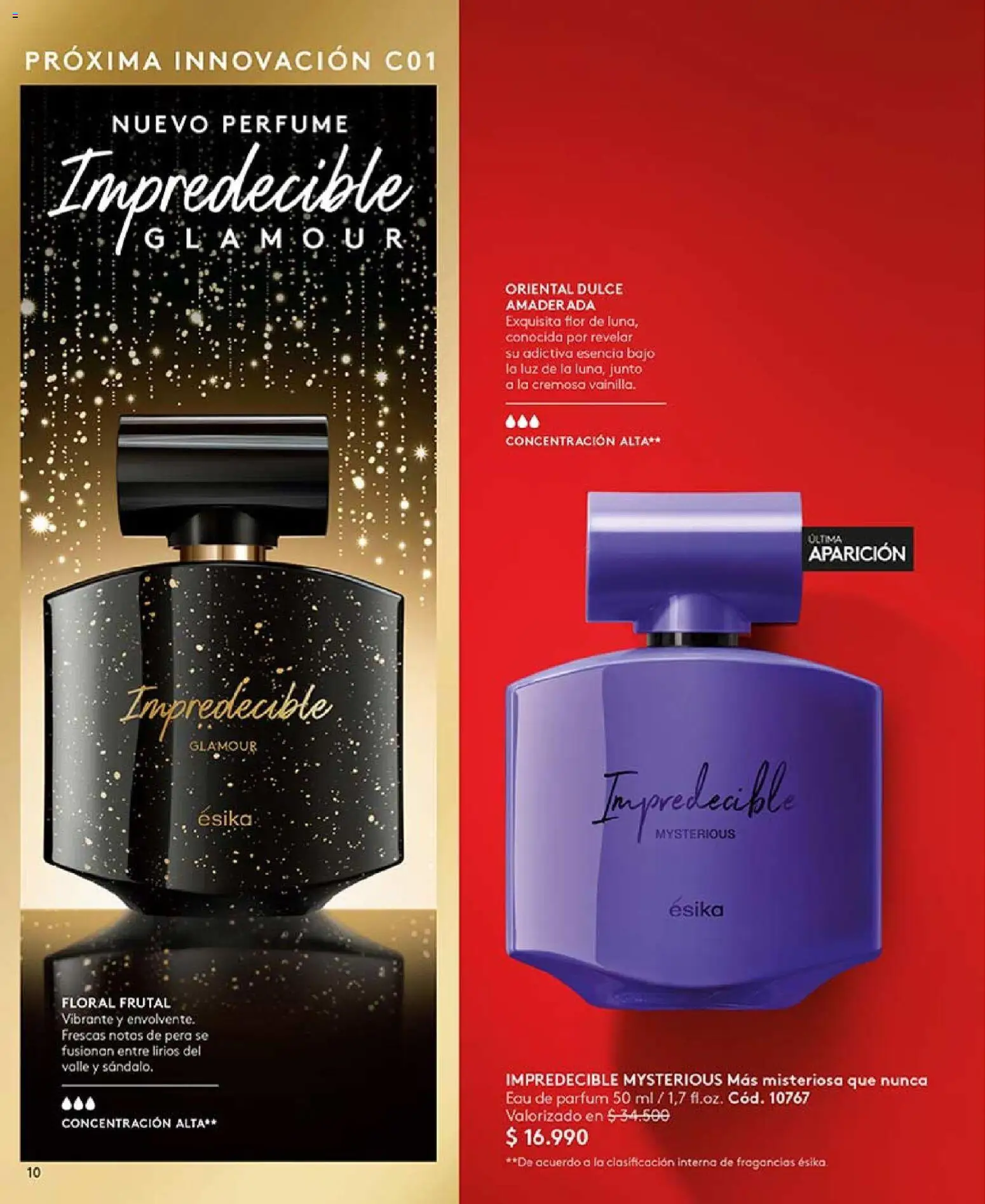Catálogo Ésika Campaña 18 │ válido desde el 01.12.2025 | Página: 10 | Productos: Perfume, Pera