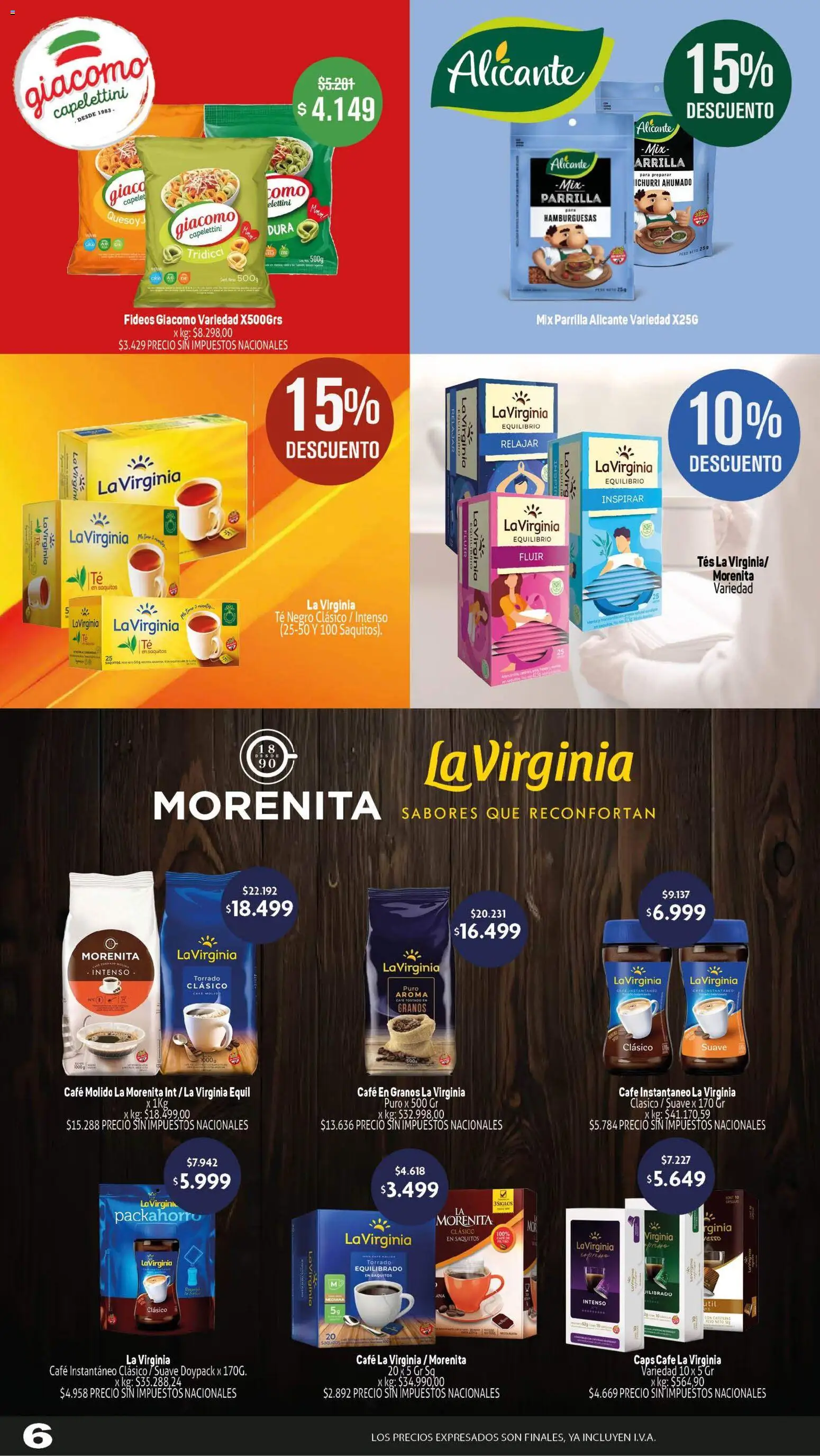 Makro ofertas │ válido desde el 23.04.2026 | Página: 6 | Productos: Peso, Parrilla, Té, Fideos