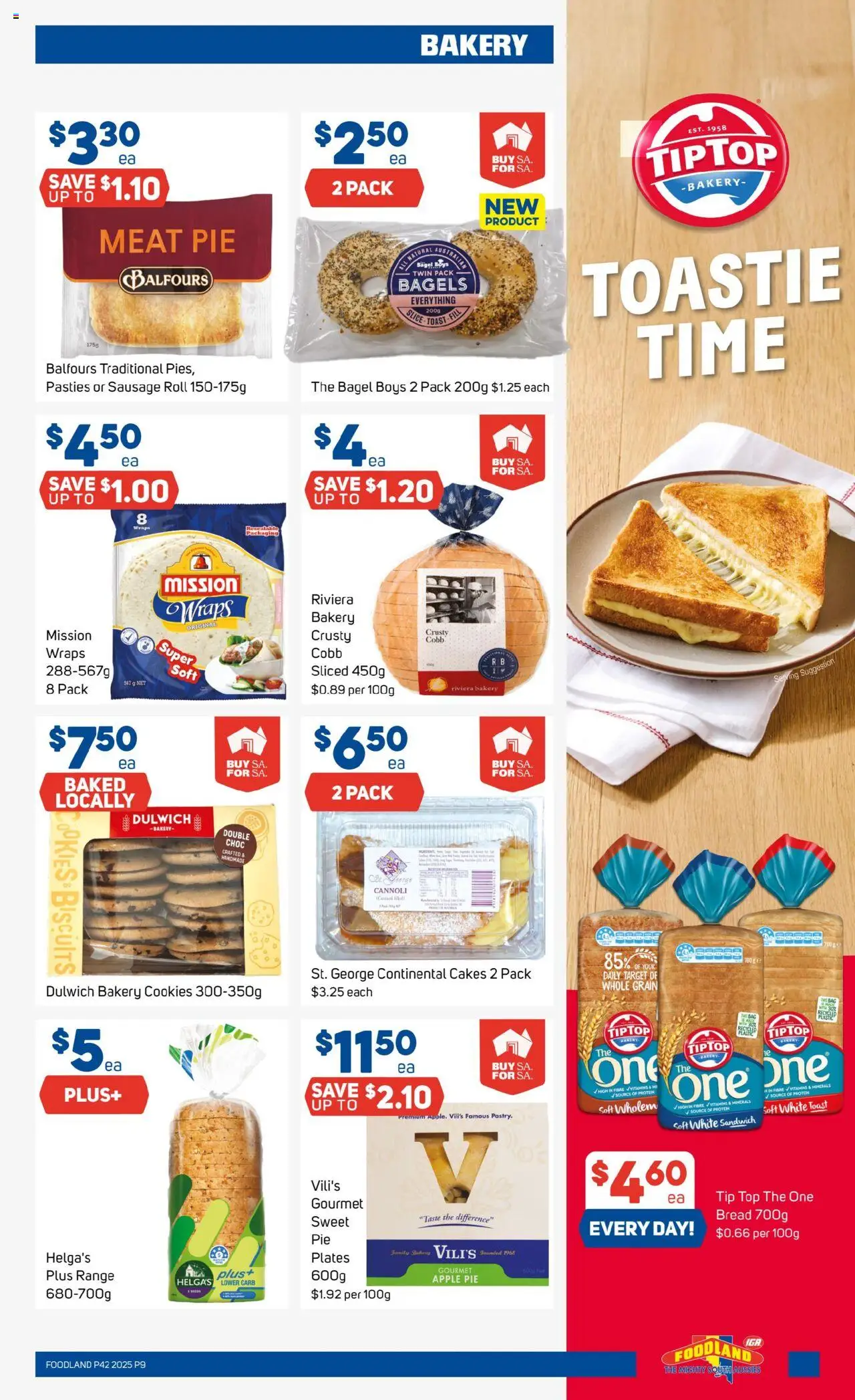 Foodland catalogue - valid from 15.10.2025 | Page: 9 | Products: Bagels, Handmade, Meat, Sausage