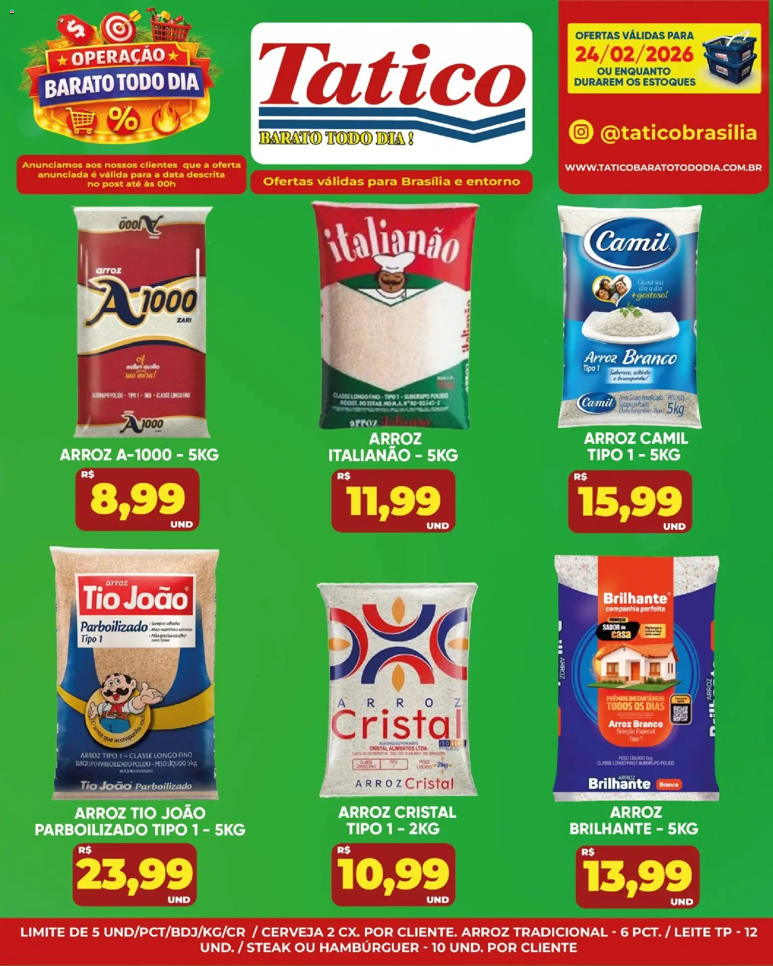 Tatico Folheto - válido de 25.02.2026 | Página: 16 | Produtos: Pó, Mesa, Cerveja, Hambúrguer