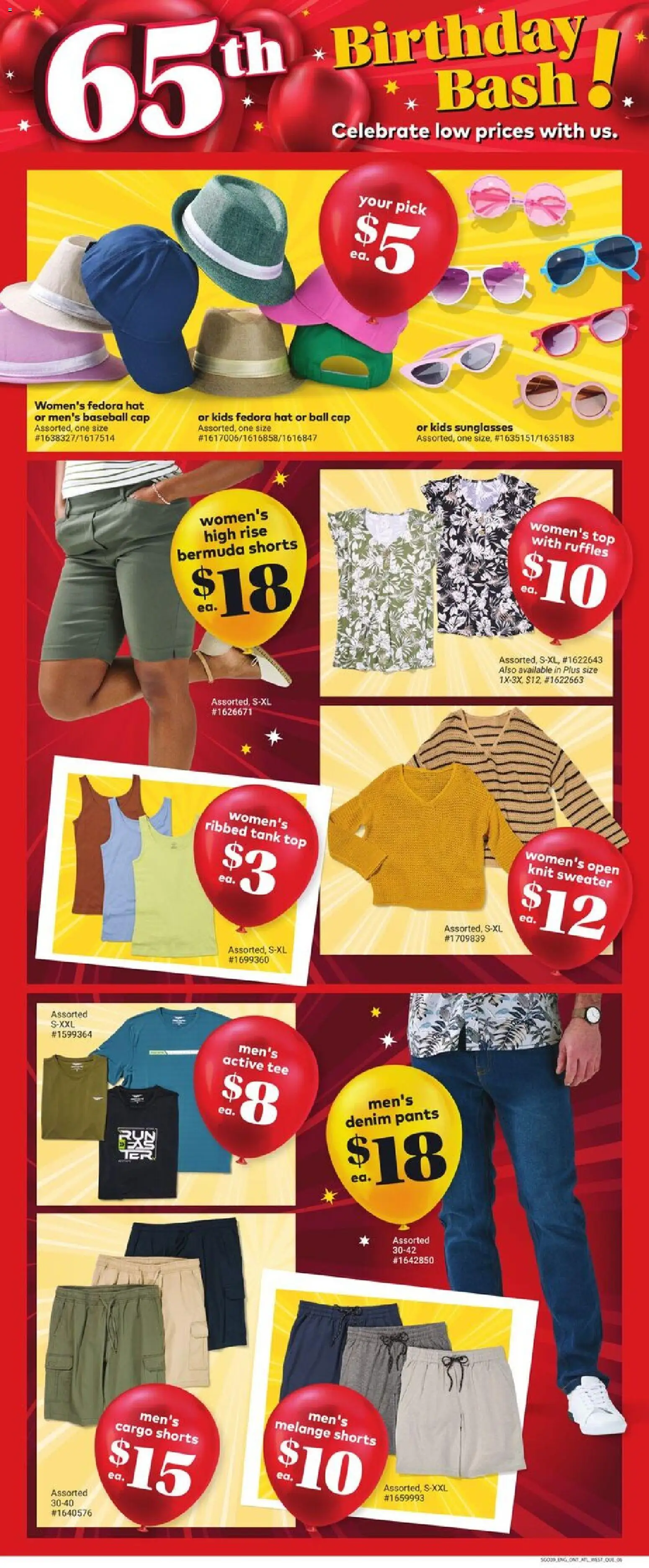 Giant Tiger flyer valid from 29.04.2026 | Page: 10 | Products: Jeans, Tank top, Sweater, Shorts