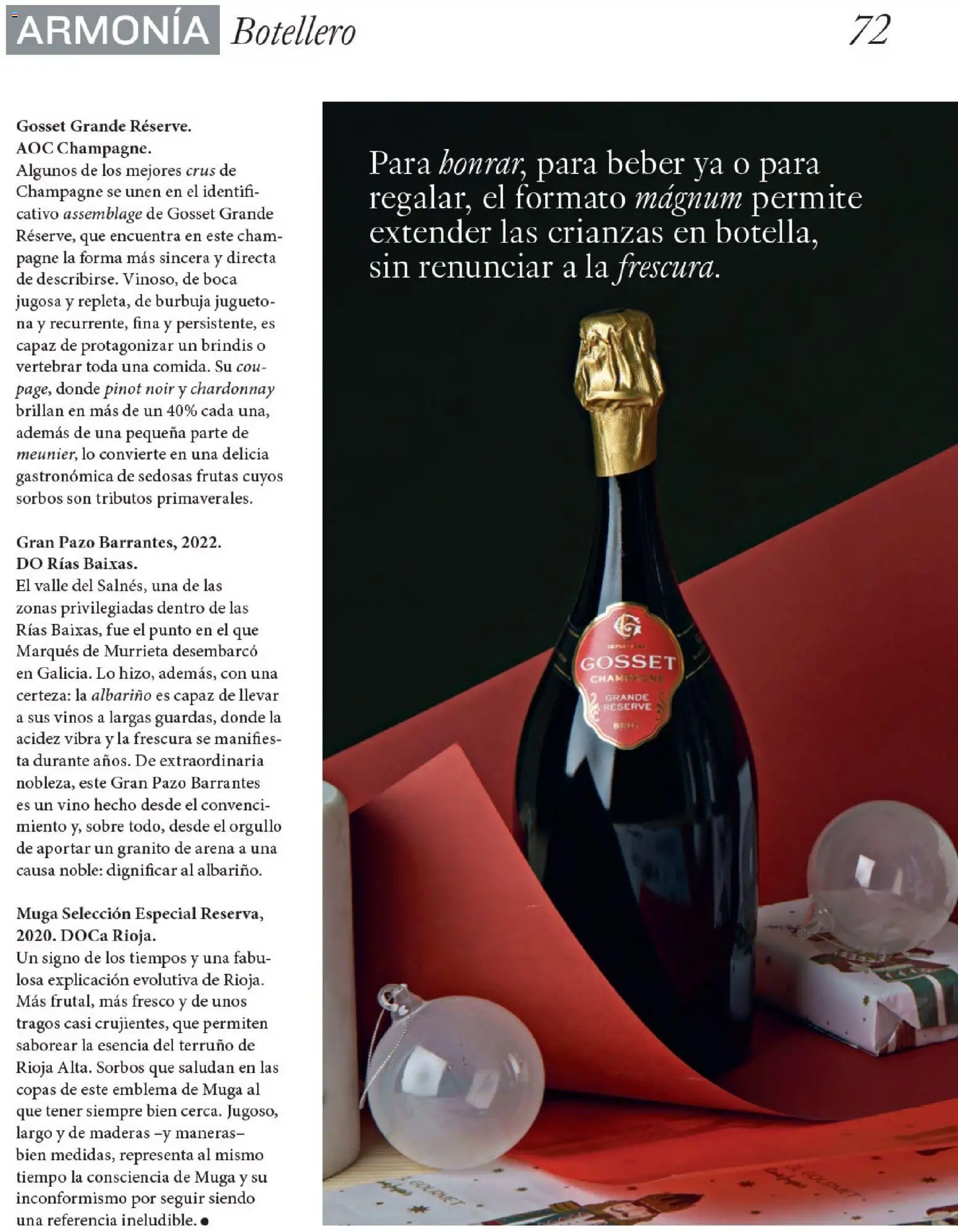 Nuevas ofertas de El Corte Inglés válidas en toda la República Mexicana desde el 11.12.2025. ¡Encuentra las mejores ofertas en El Corte Inglés catálogo Gourmet! | Página: 72 | Productos: Champagne, Vino, Sobre