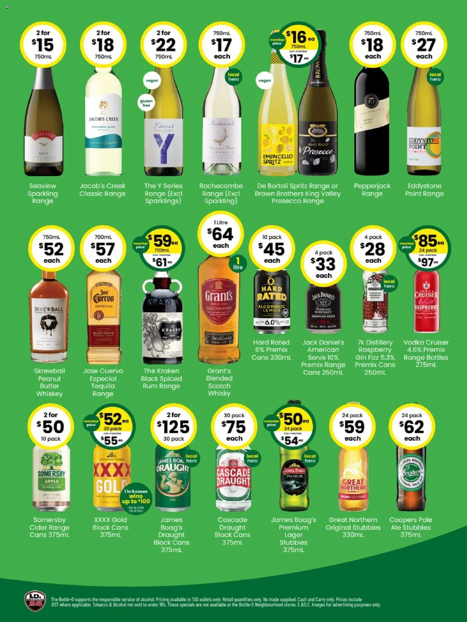 The Bottle-O catalogue - valid from 22.12.2025 | Page: 2 | Products: Gin, Vodka, Whiskey, Lemon