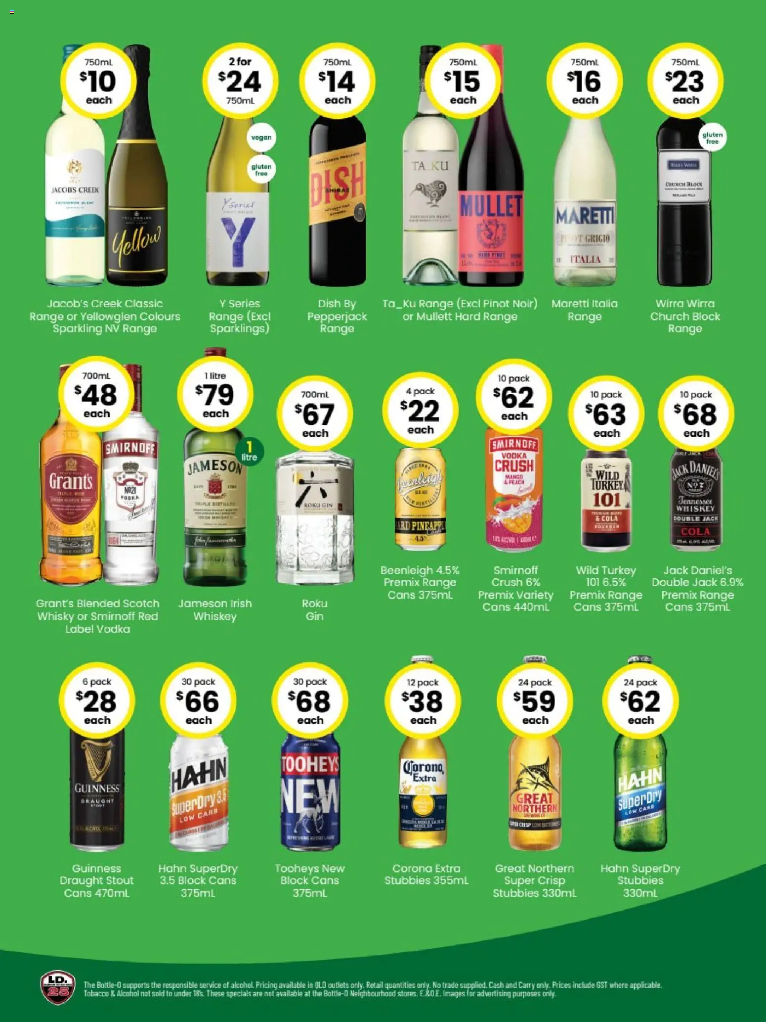 The Bottle-O catalogue - valid from 02.03.2026 | Page: 2 | Products: Gin, Vodka, Whiskey, Mango