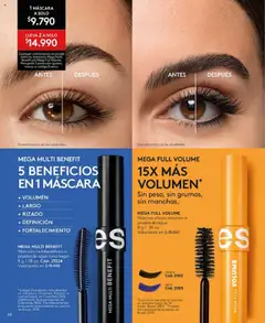 Catálogo Ésika Campaña 17 válido desde el 14.10.2025 | Página: 64 | Productos: Agua, Máscara