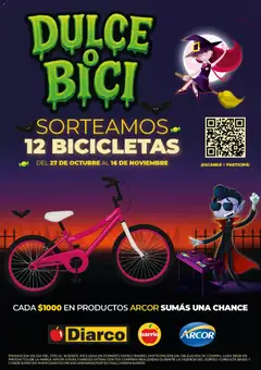Vista previa Diarco - Sorteo Dulce O Bici válido desde el 27.10.2025