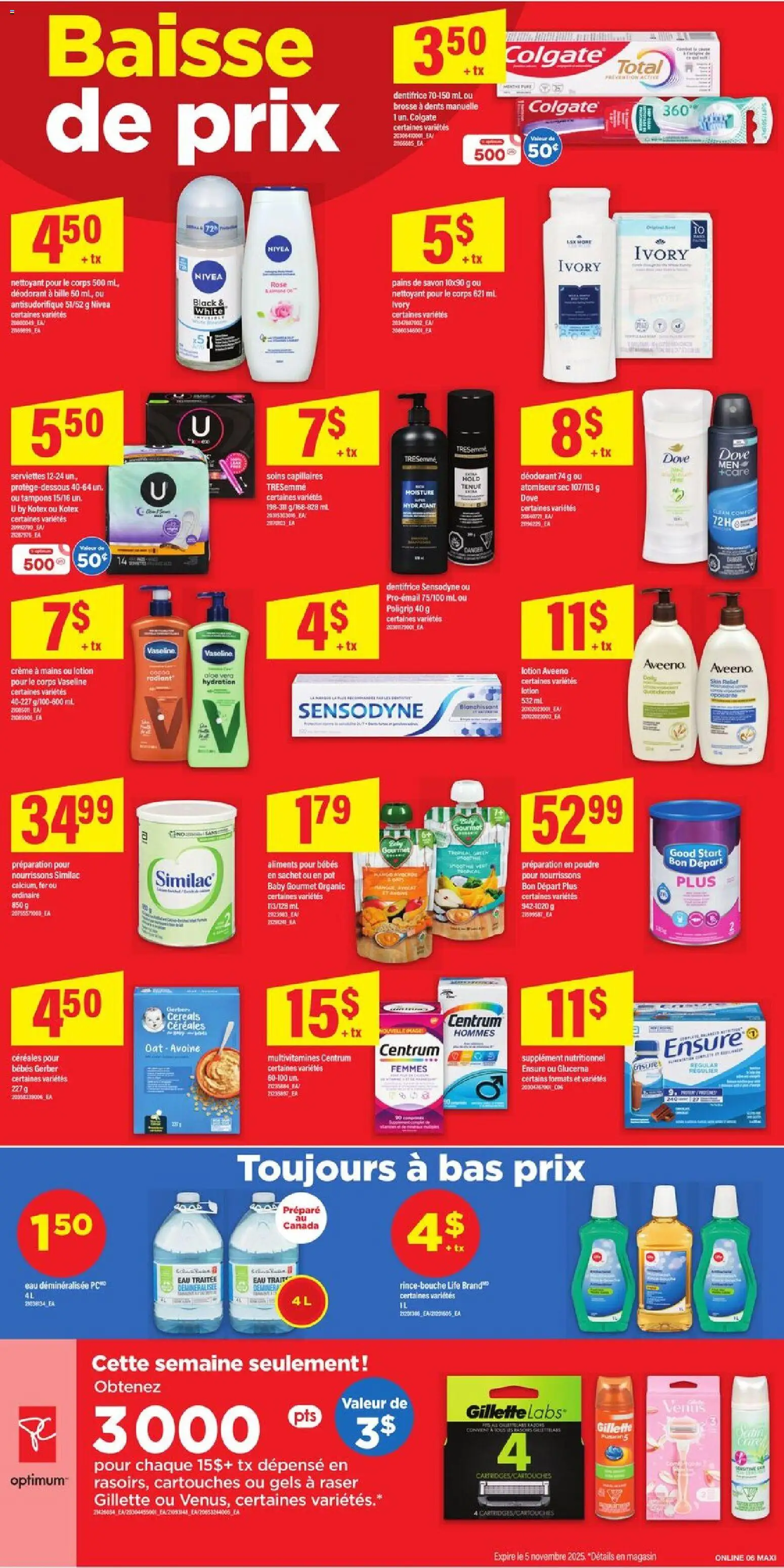 Maxi flyer valid from 13.11.2025 | Page: 11 | Products: Cereals, Deodorant