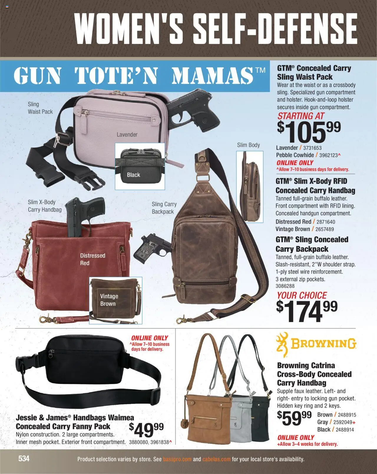 Cabela's Hunting Master 25 - valid from 11.08.2025 | Page: 534 | Products: Holster, Backpack, Gun, Handgun