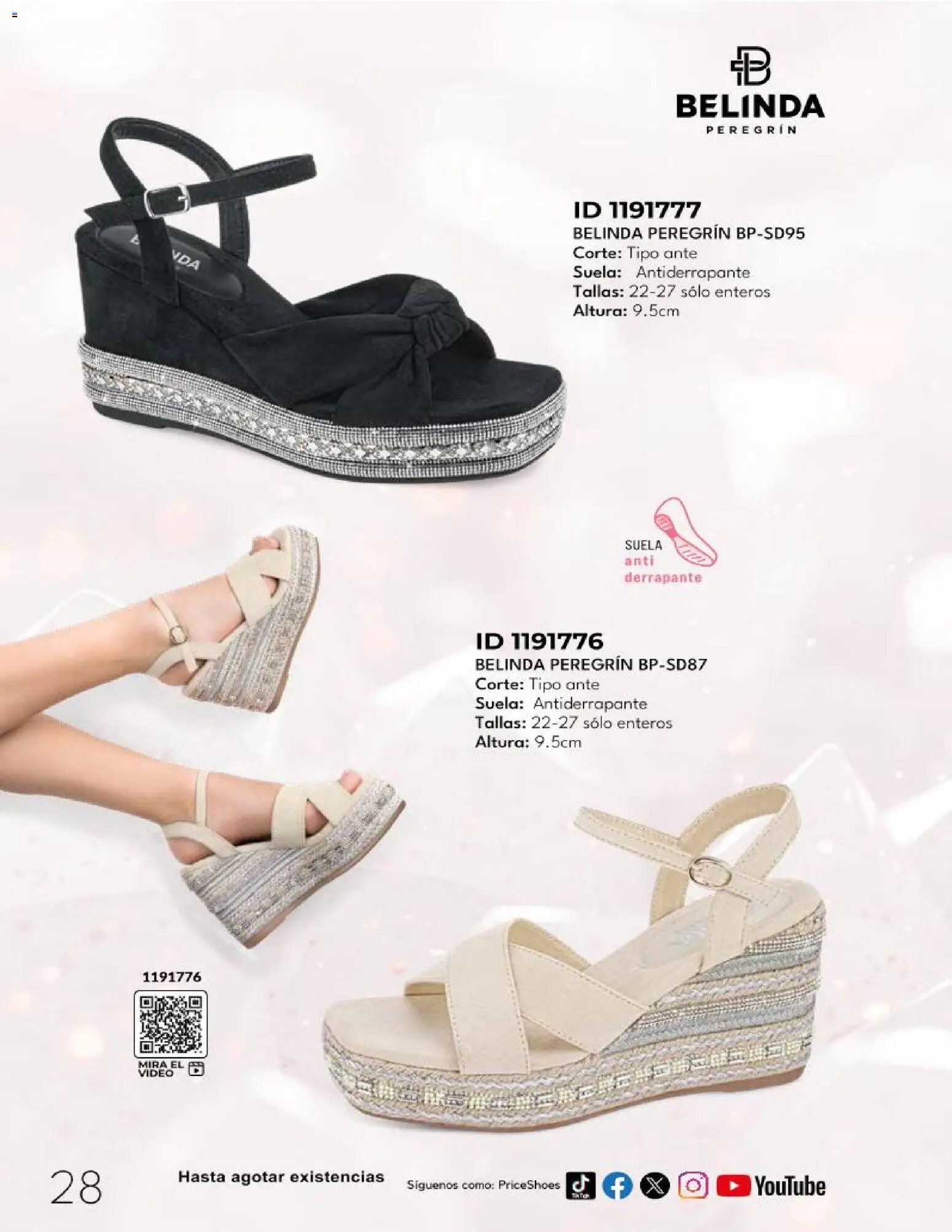 Nuevas ofertas de Price Shoes válidas en toda la República Mexicana desde el 08.12.2025. ¡Encuentra las mejores ofertas en Price Shoes catálogo Belinda! | Página: 28 | Productos: Video