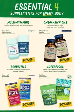 Preview of Sprouts weekly ads valid from 25.03.2026 | Page: 31 | Products: Fish Oil, CoQ10, Powder, Fish