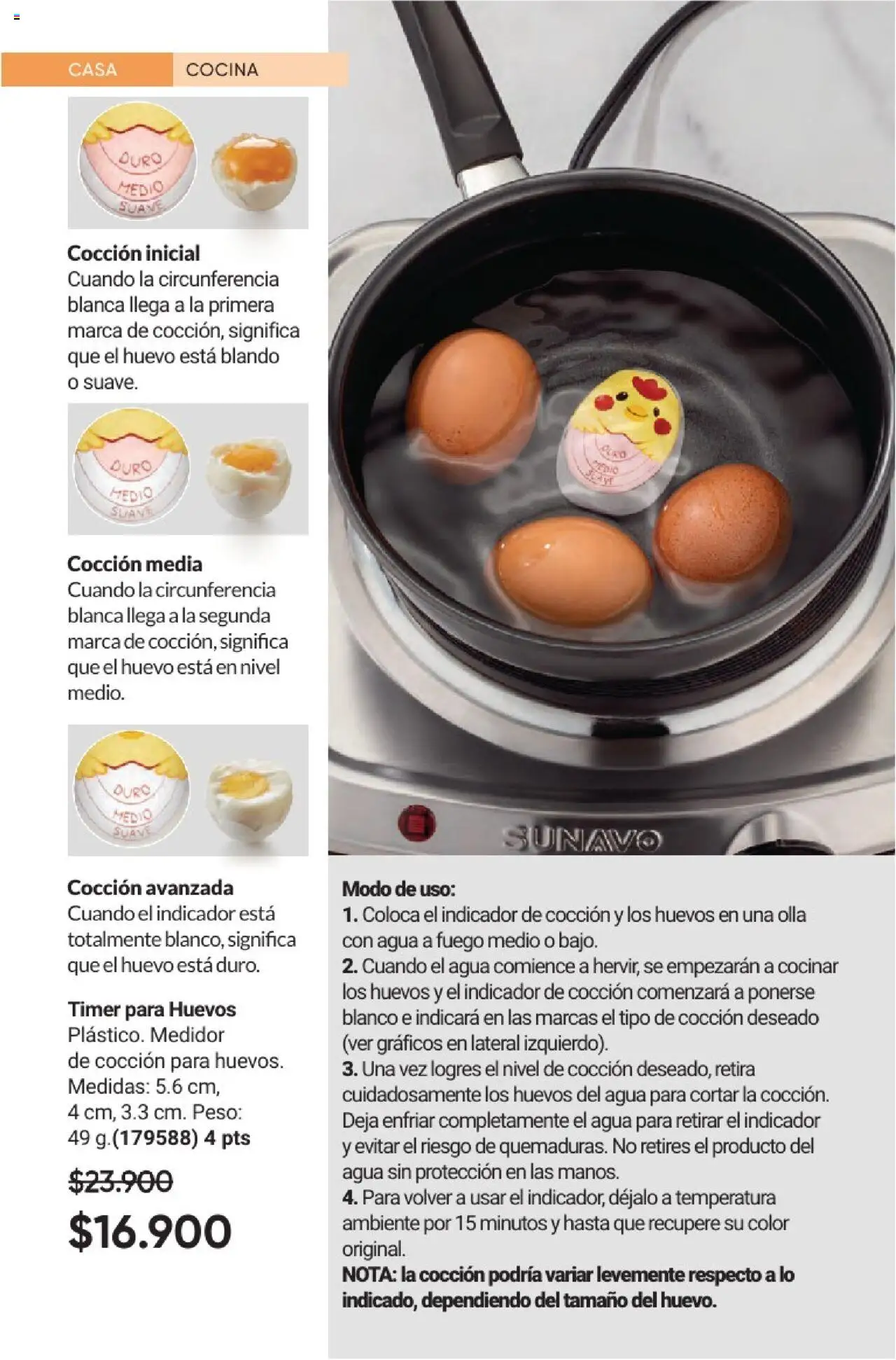 Avon revista - valida desde el 18.06.2025 | Página: 17 | Productos: Huevo, Cocina, Peso, Olla