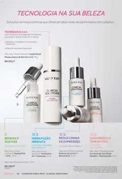 Mary Kay - Catálogo Janeiro/Fevereiro 2026 - Pré-Visualização do folheto da loja Mary Kay, válido de 01.01.2026 | Página: 64 | Produtos: Protetor solar, Vitamina c