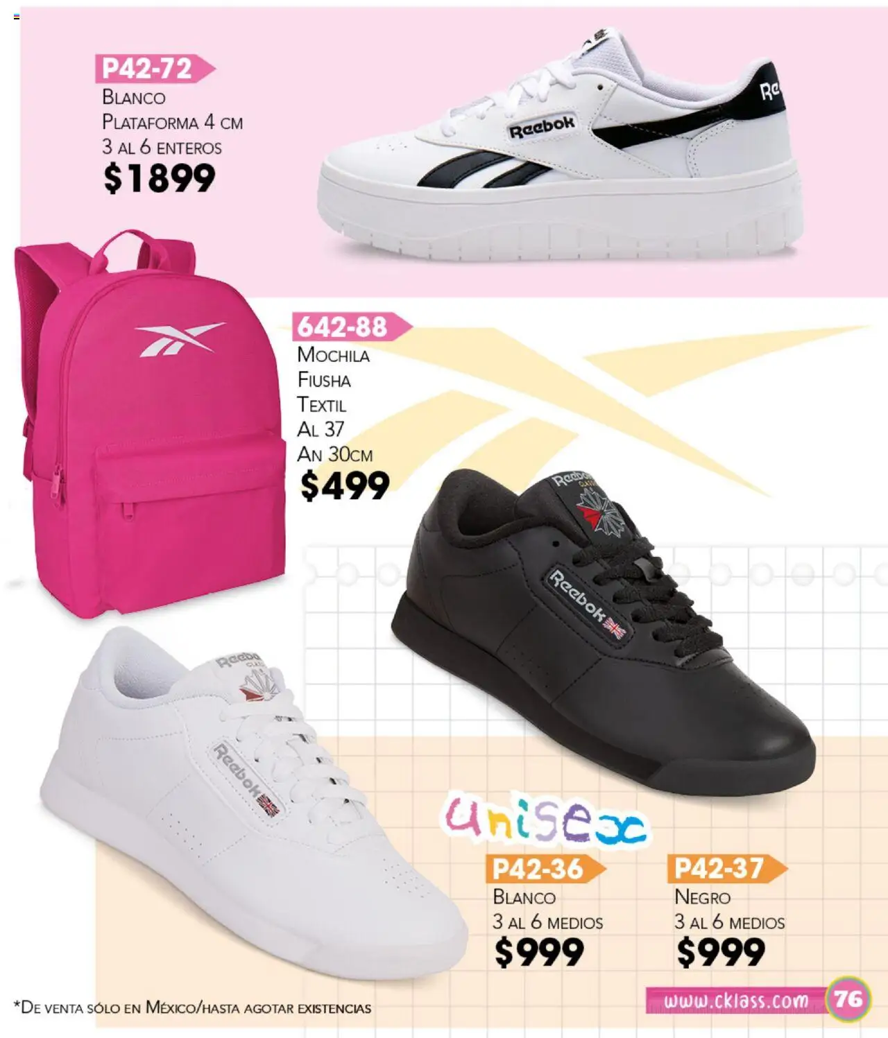 Nuevas ofertas de Cklass válidas en toda la República Mexicana desde el 14.07.2025. ¡Encuentra las mejores ofertas en Cklass catálogo Escolar! | Página: 77 | Productos: Mochila