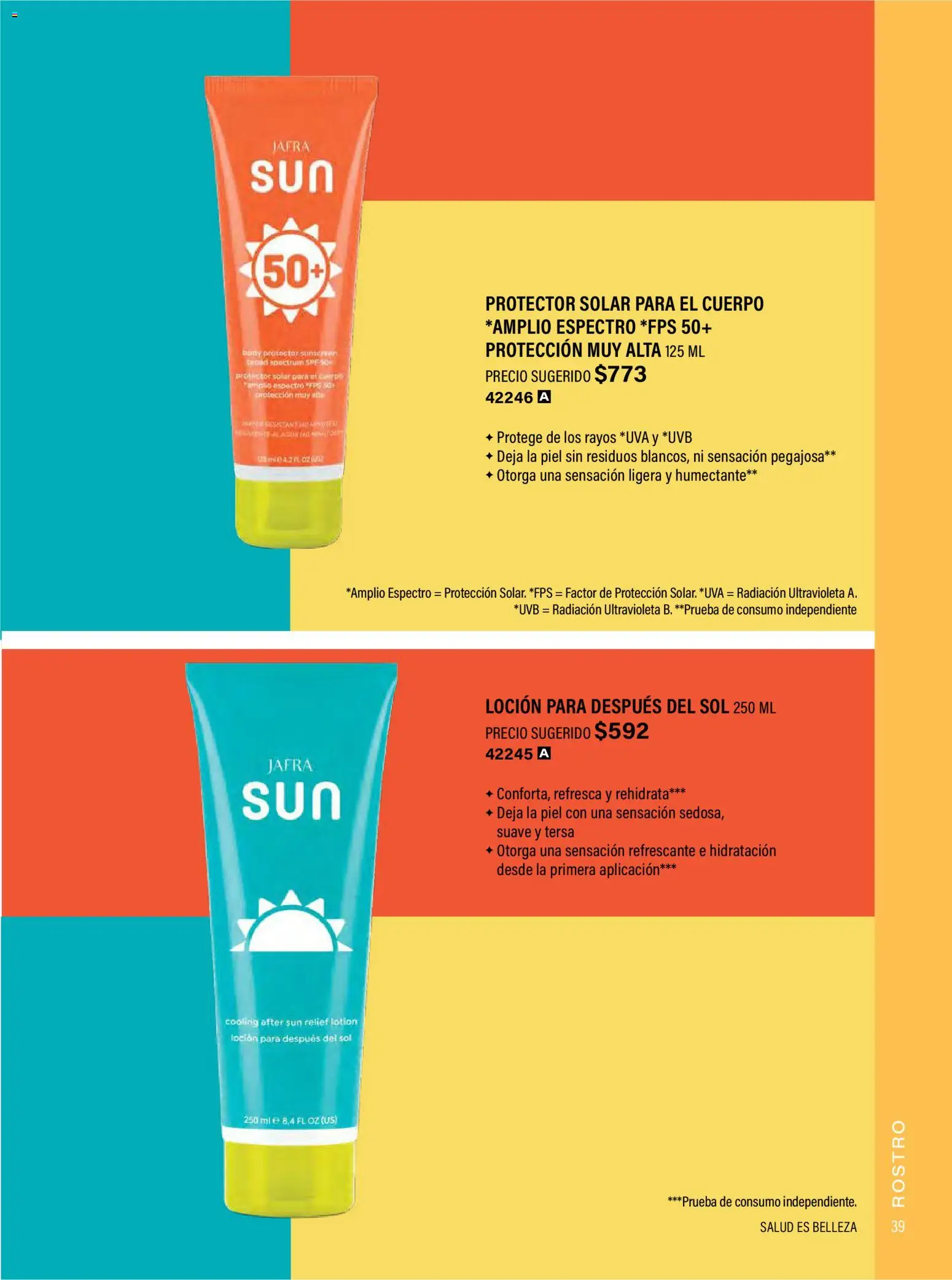 Nuevas ofertas de JAFRA válidas en toda la República Mexicana desde el 01.02.2026. ¡Encuentra las mejores ofertas en JAFRA catálogo Organizador de Ventas! | Página: 39 | Productos: Loción, Uva, Body, Protector solar