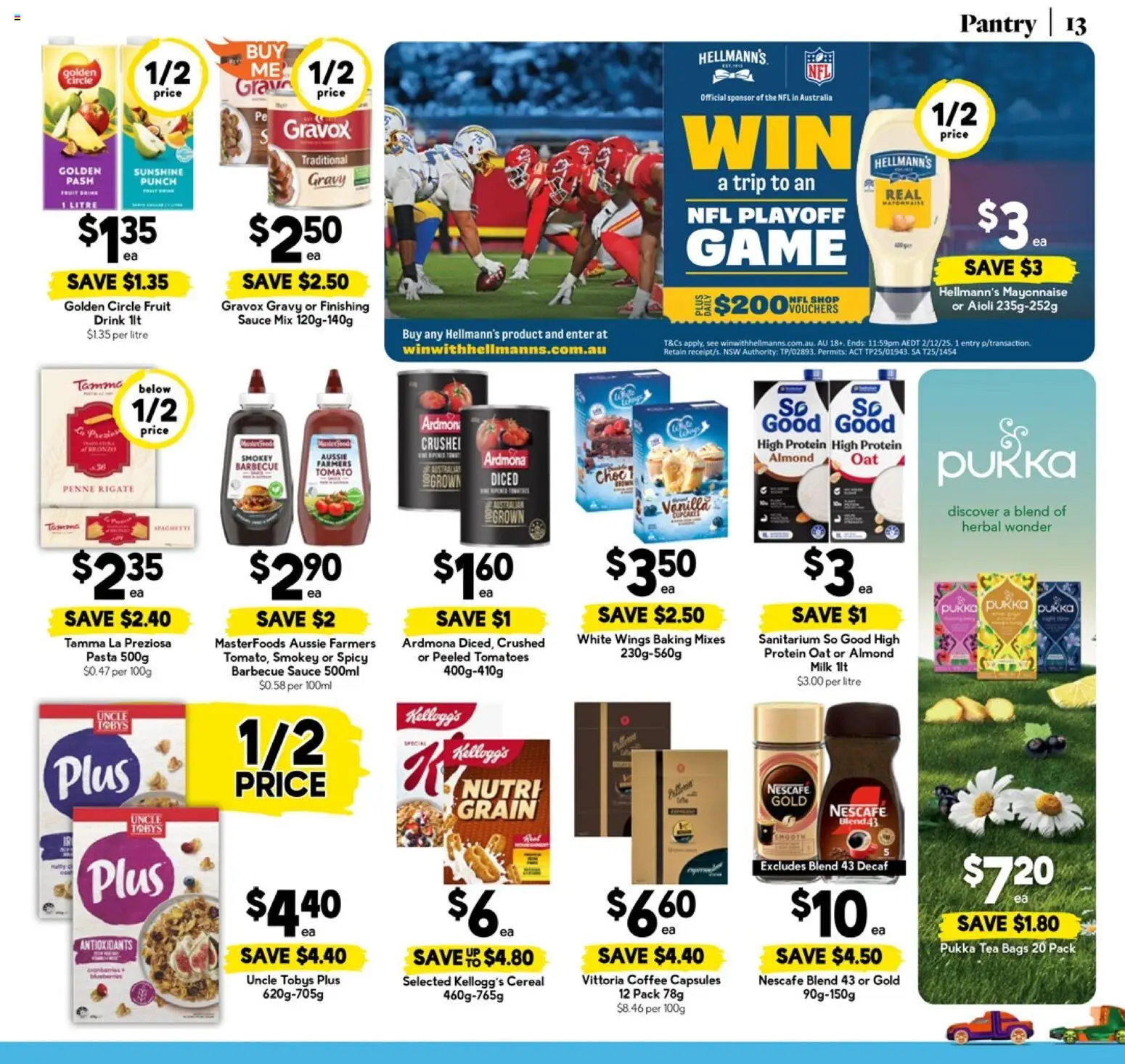 Drakes catalogue - valid from 12.11.2025 | Page: 13 | Products: Mayonnaise, Sauce, Nescafe, Game