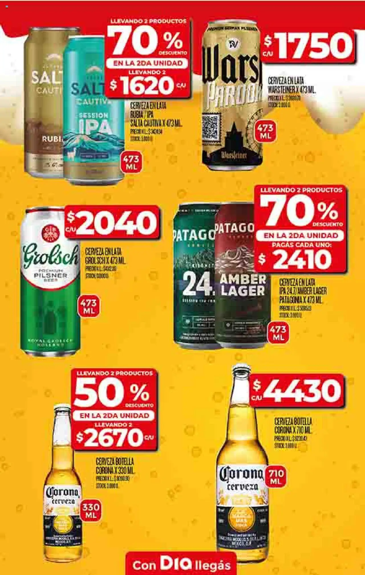 Supermercado DIA Ofertas │ válido desde el 25.06.2025 | Página: 17 | Productos: Botella, Sal, Cerveza
