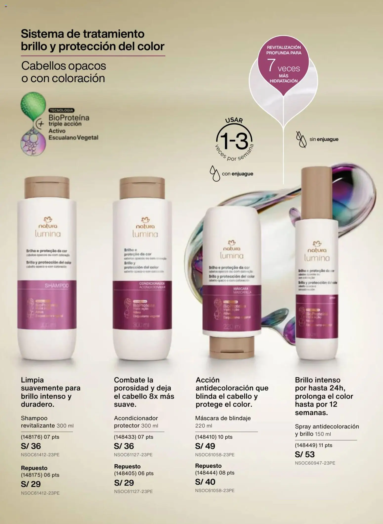 Catálogo Natura válido desde 18.02.2026 | Página: 131 | Productos: Máscara, Shampoo, Acondicionador