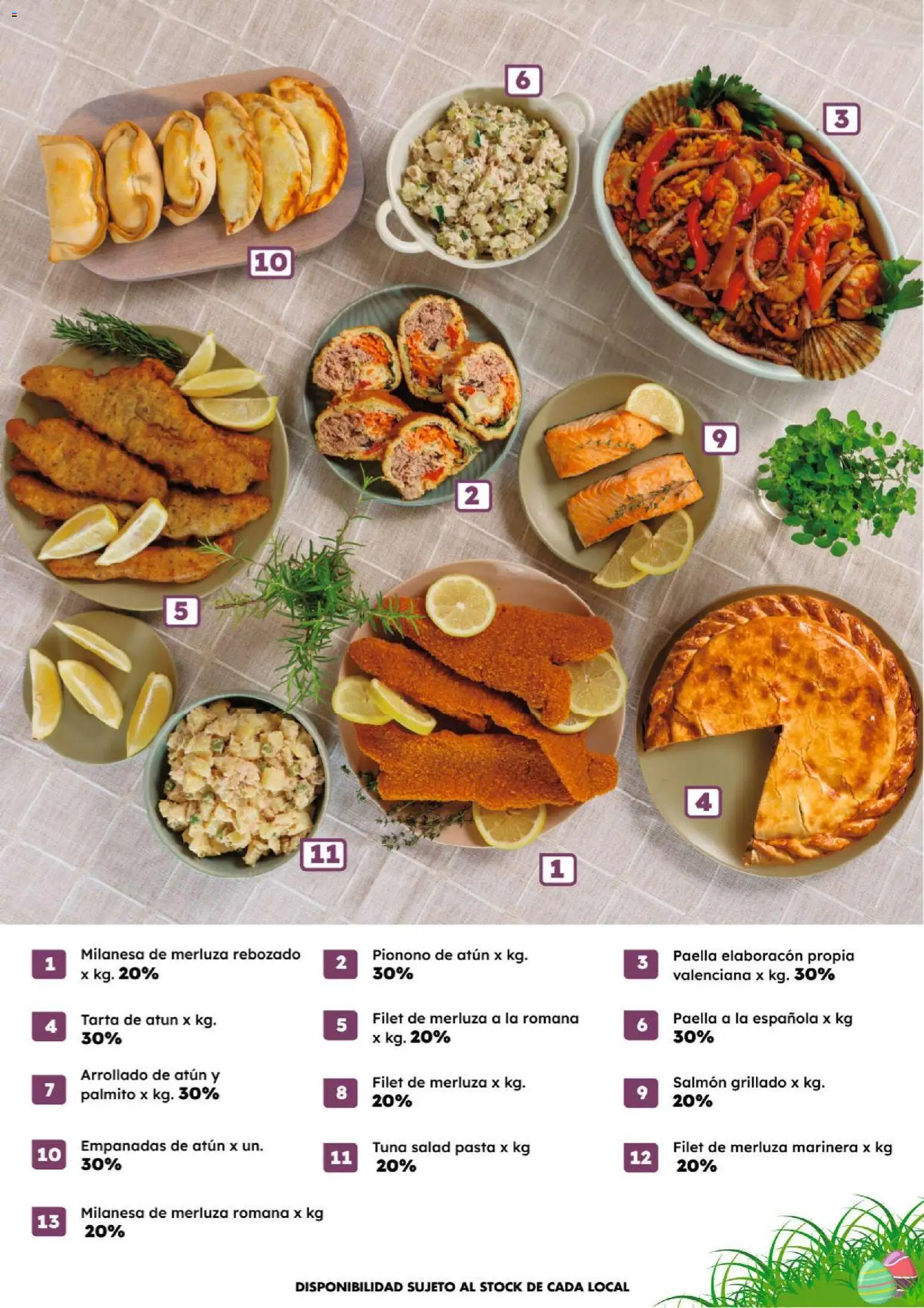 Disco - FOLLETO ESPECIAL PASCUAS DISCO  │ válido desde el 27.03.2026 | Página: 8 | Productos: Milanesa, Atún, Pionono, Pasta