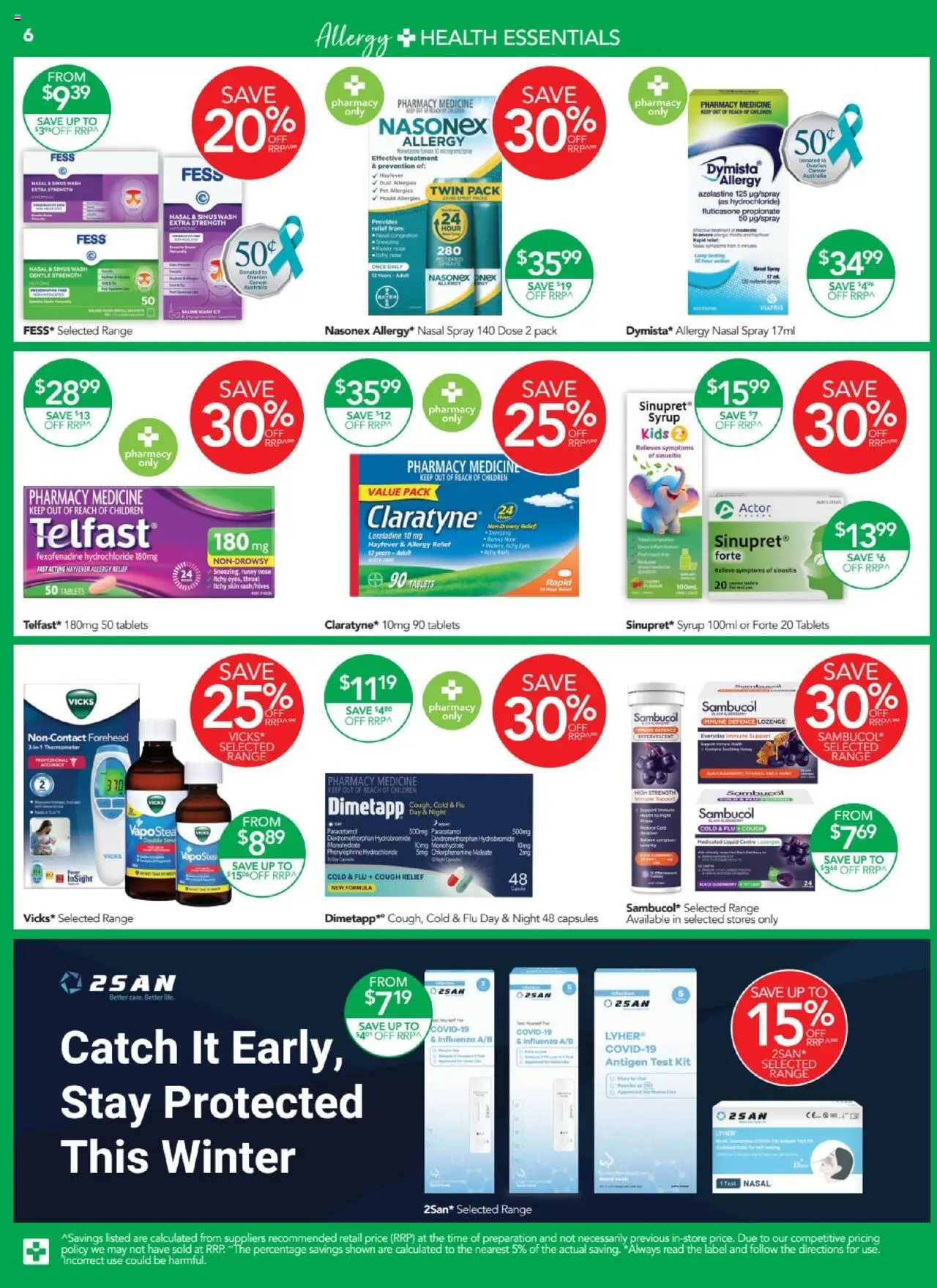 Terry White catalogue - valid from 29.05.2025 | Page: 8 | Products: Thermometer, Sinus, Tablets, Allergy